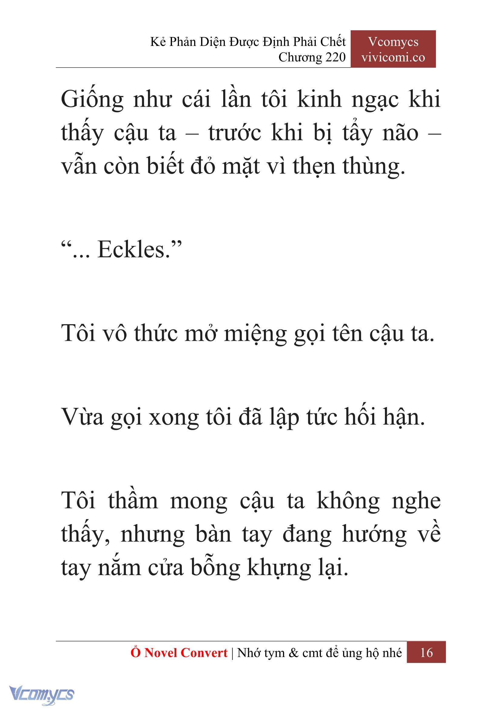 [Novel] Kẻ Phản Diện Được Định Phải Chết Chap 220 - Next Chap 221