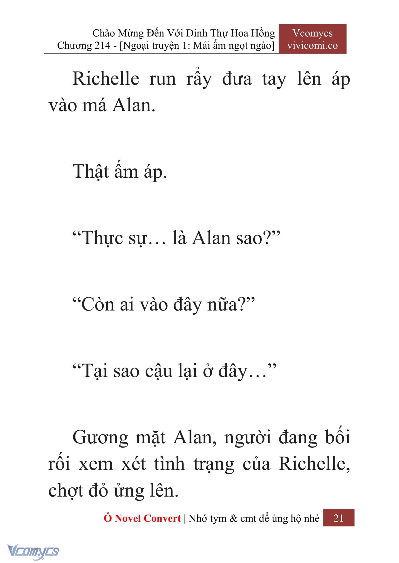 [Novel] Chào Mừng Đến Với Dinh Thự Hoa Hồng Chap 214 - Trang 2