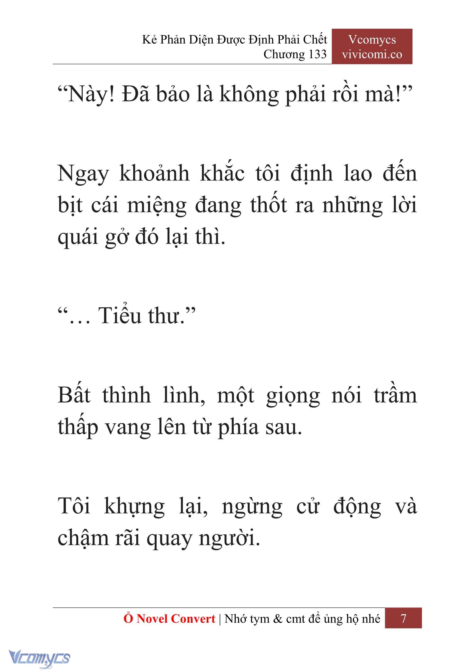 [Novel] Kẻ Phản Diện Được Định Phải Chết Chap 133 - Trang 2