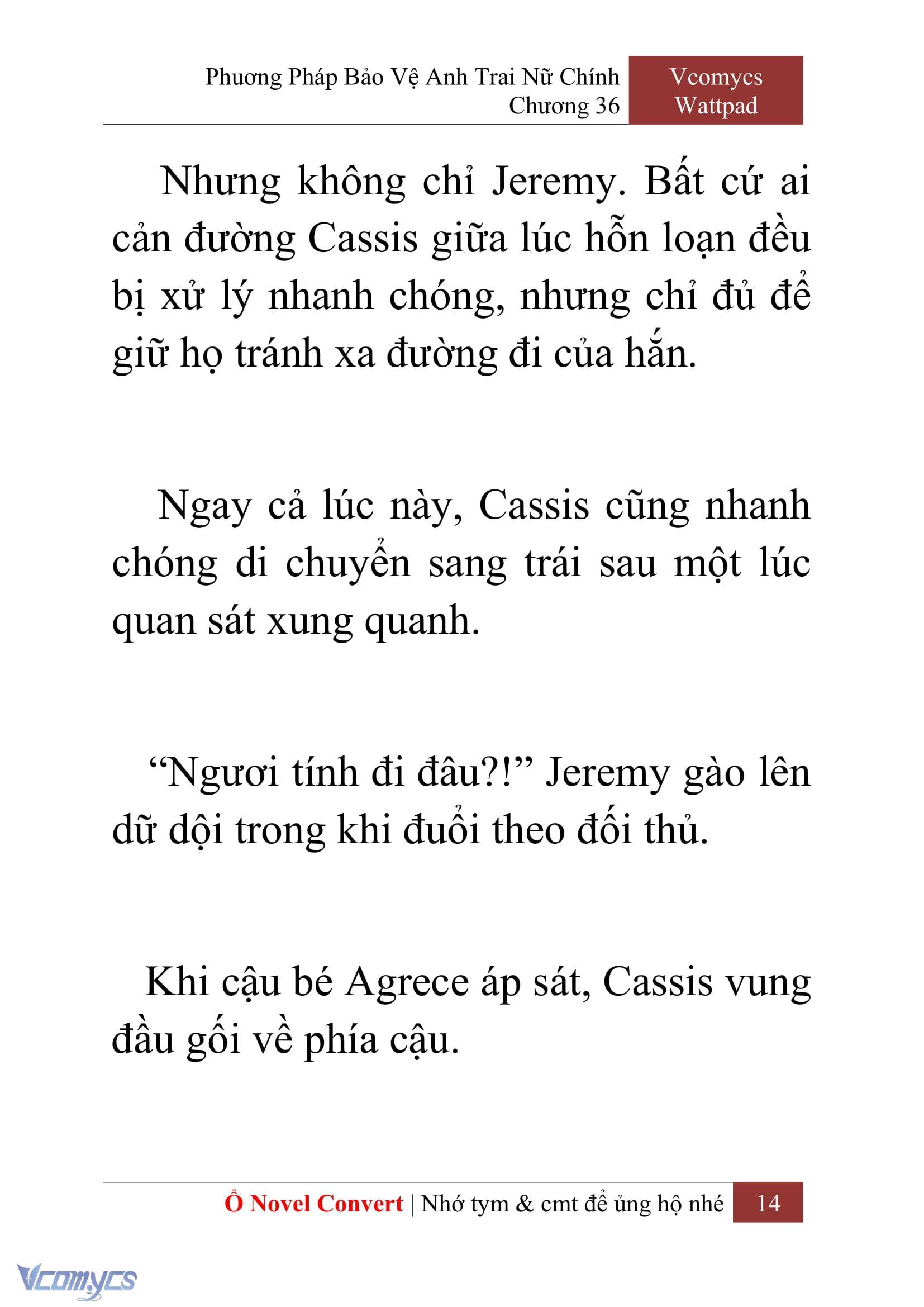 [Novel] Phương Pháp Bảo Vệ Anh Trai Nữ Chính Chap 36 - Trang 2