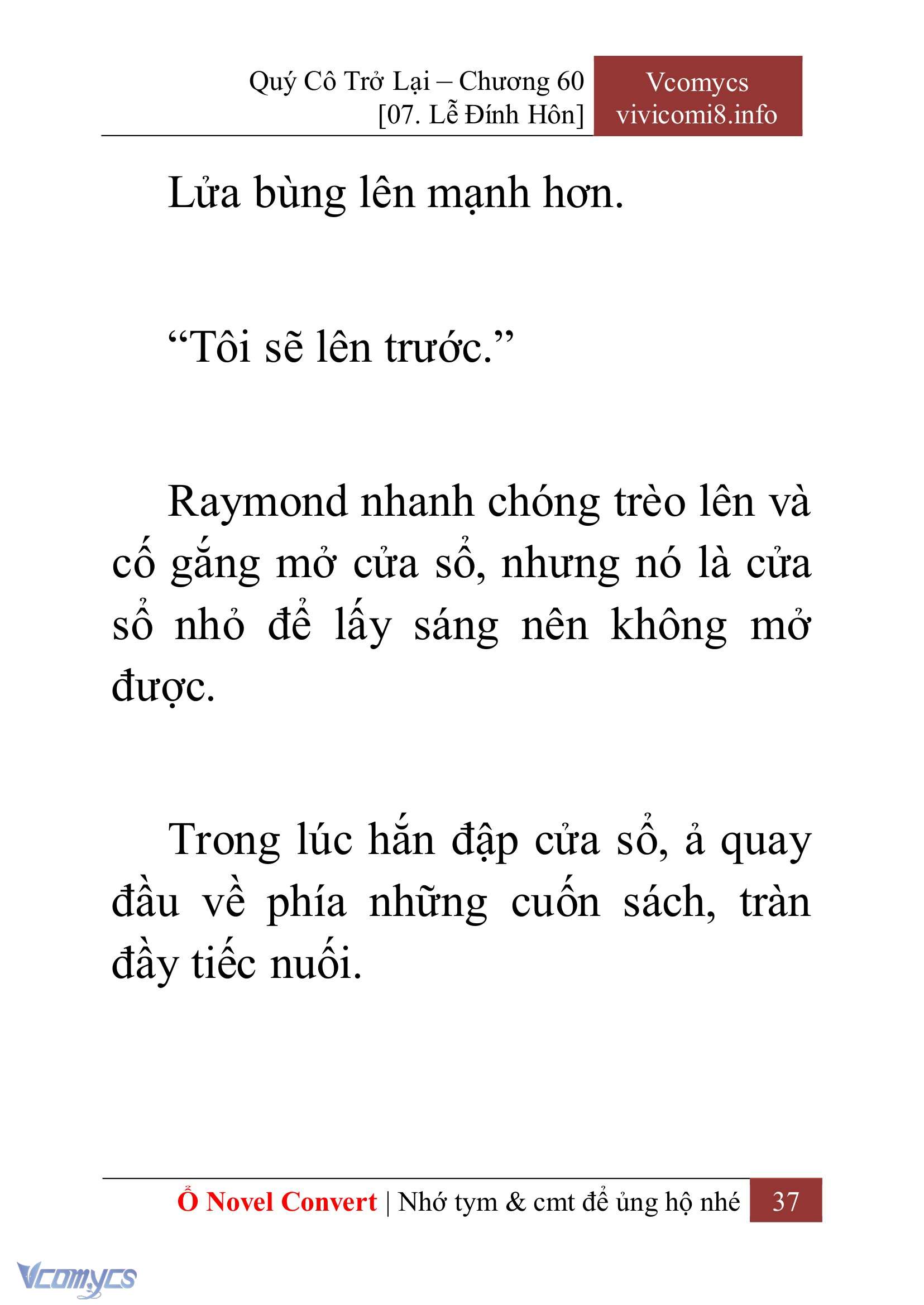 [Novel] Quý Cô Trở Lại Chap 60 - Trang 2