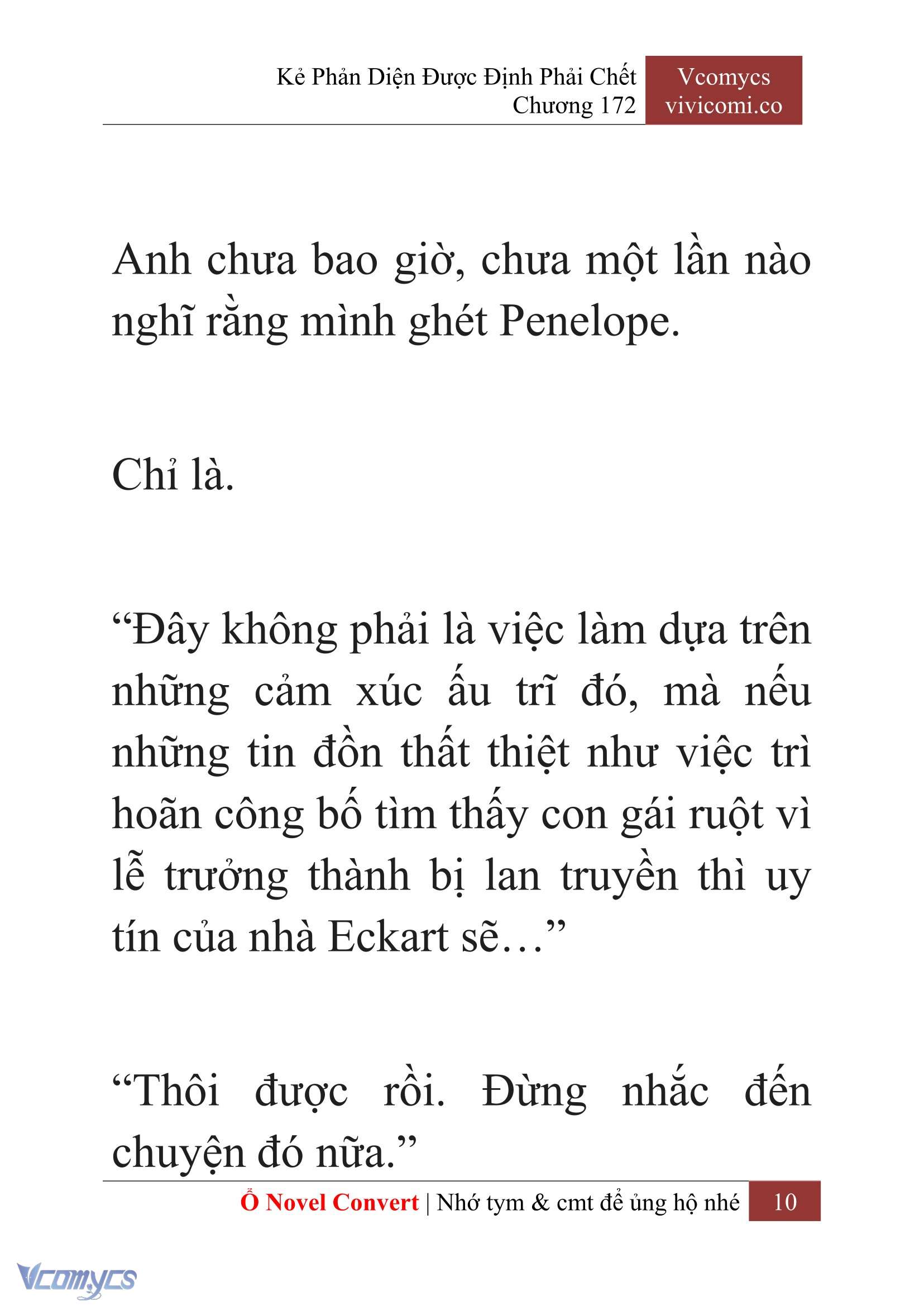 [Novel] Kẻ Phản Diện Được Định Phải Chết Chap 172 - Trang 2