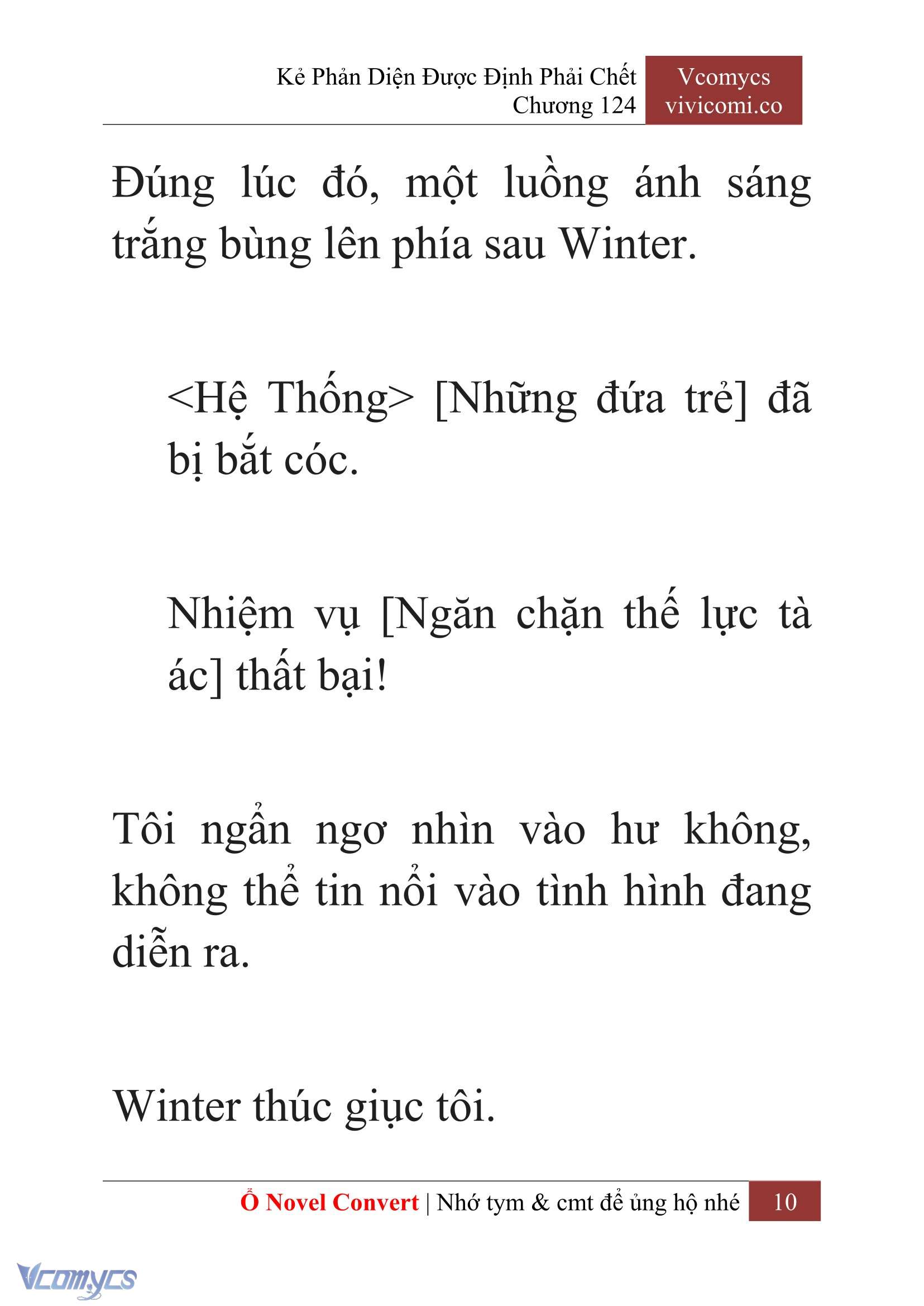 [Novel] Kẻ Phản Diện Được Định Phải Chết Chap 124 - Trang 2