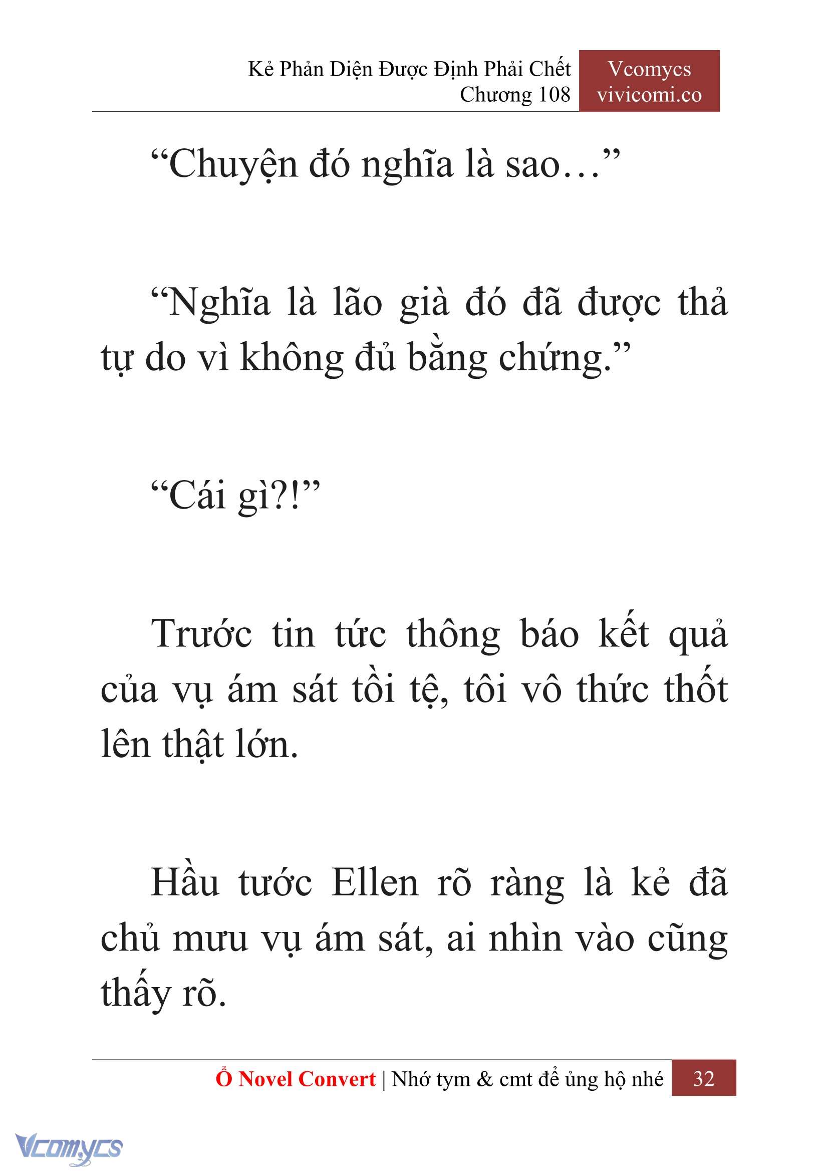 [Novel] Kẻ Phản Diện Được Định Phải Chết Chap 108 - Next Chap 109