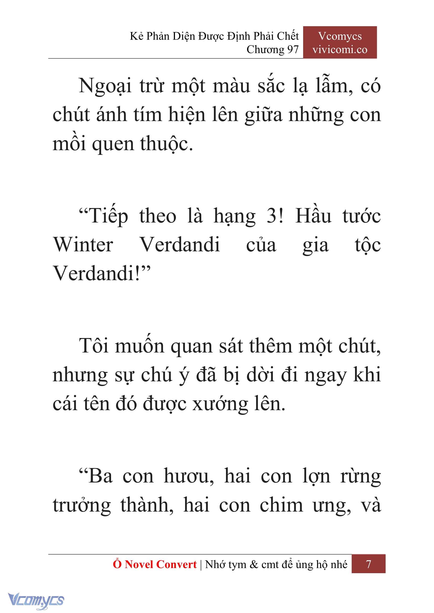 [Novel] Kẻ Phản Diện Được Định Phải Chết Chap 97 - Next Chap 98