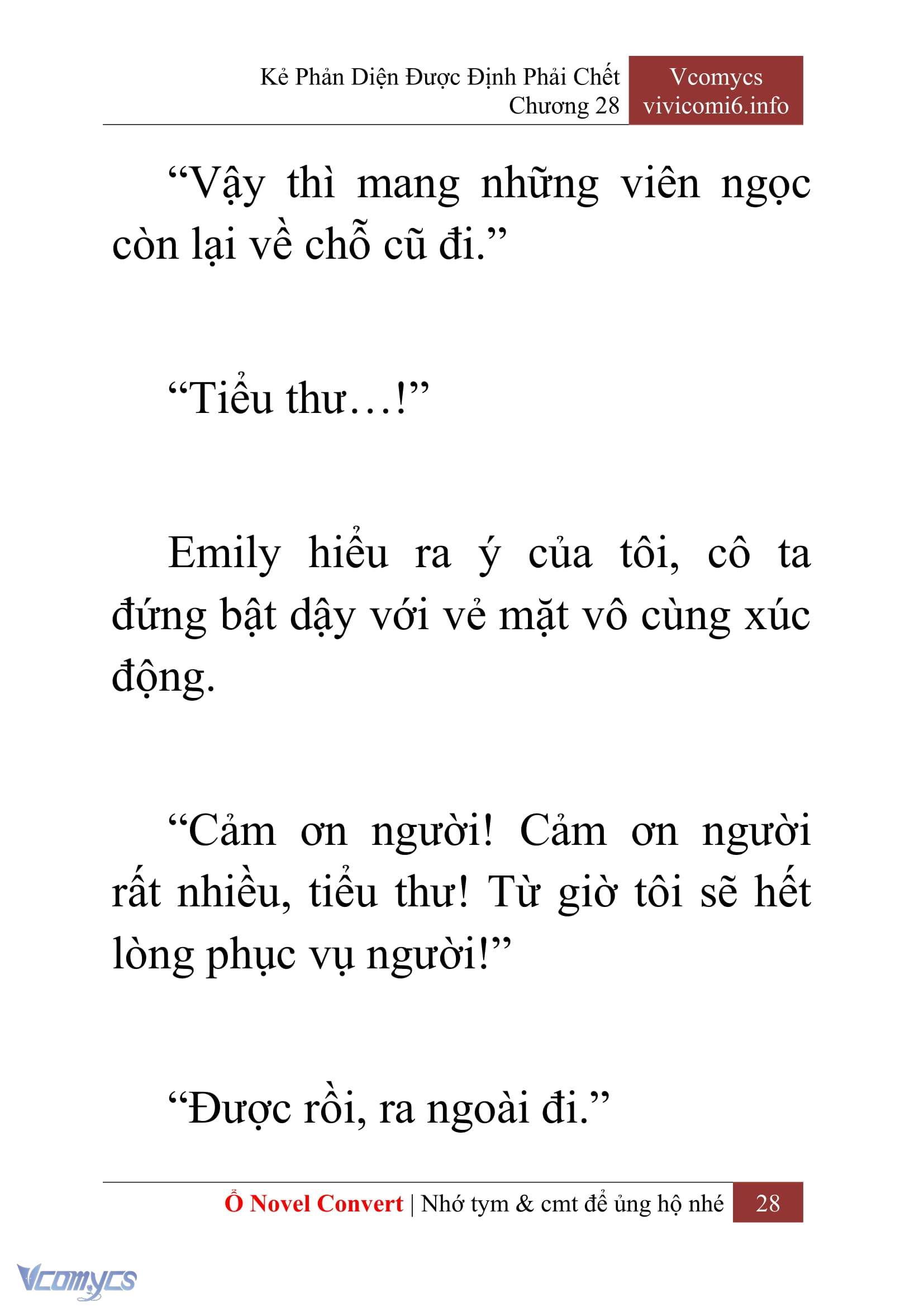 [Novel] Kẻ Phản Diện Được Định Phải Chết Chap 28 - Trang 2