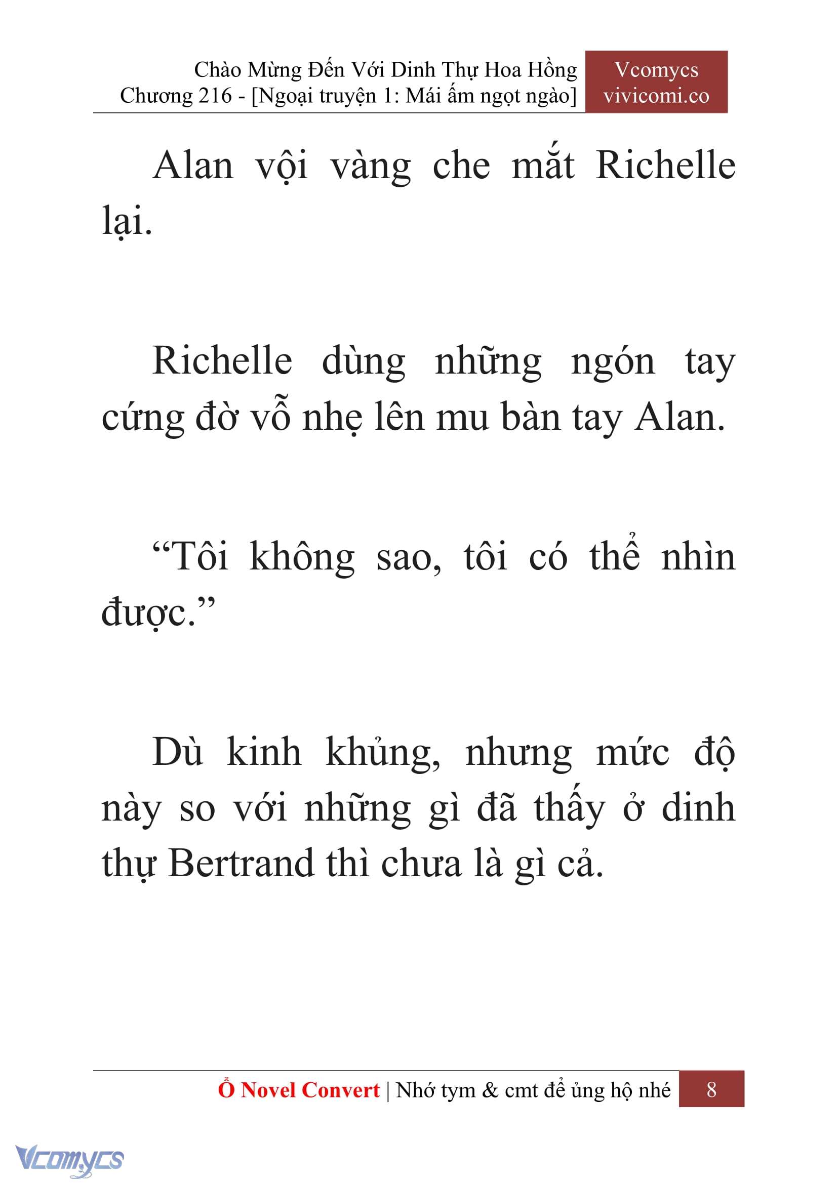 [Novel] Chào Mừng Đến Với Dinh Thự Hoa Hồng Chap 216 - Trang 2