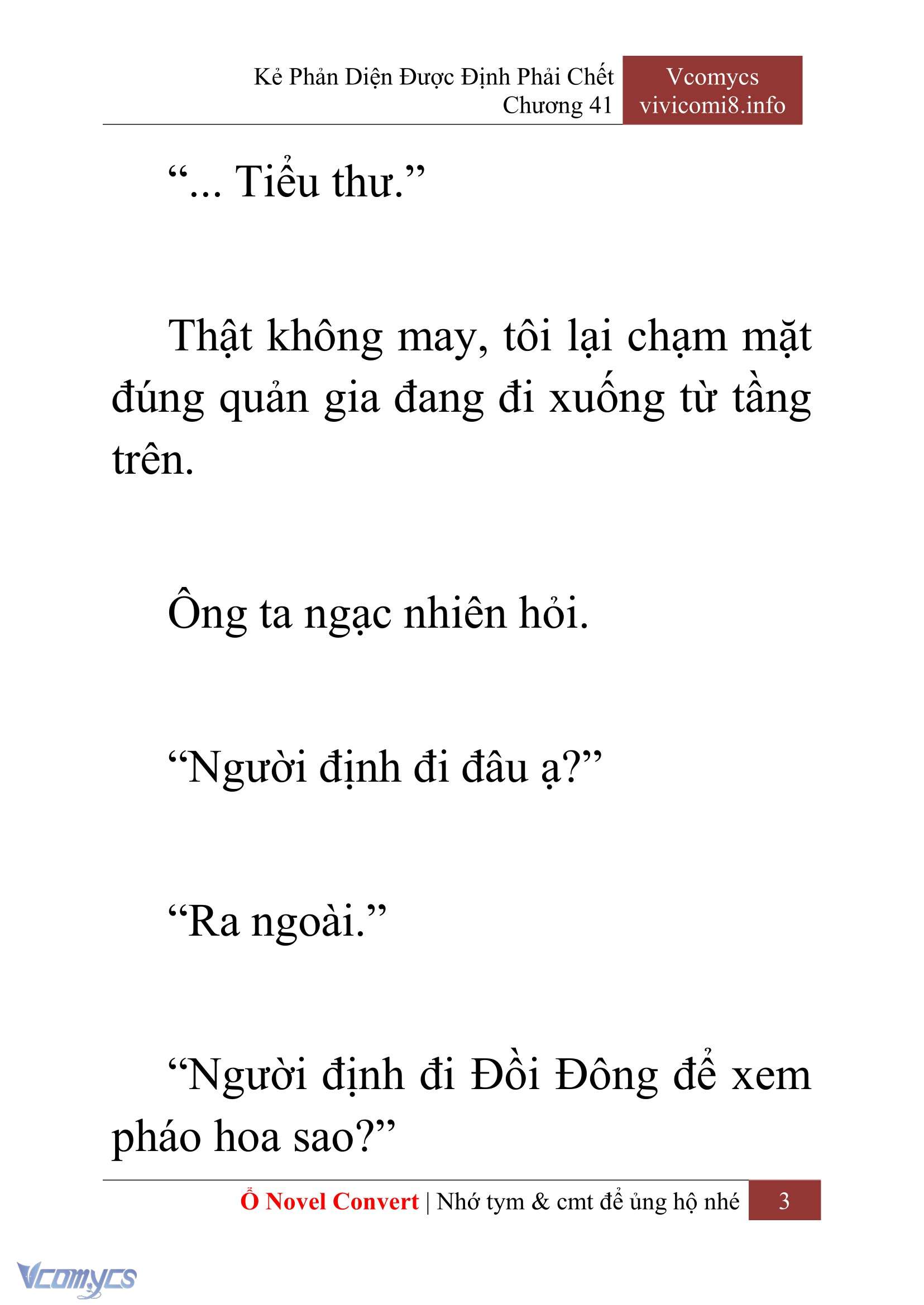 [Novel] Kẻ Phản Diện Được Định Phải Chết Chap 41 - Trang 2