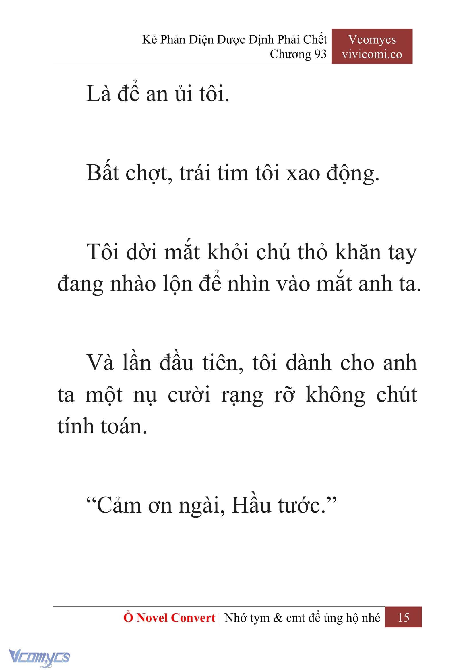 [Novel] Kẻ Phản Diện Được Định Phải Chết Chap 93 - Next Chap 94