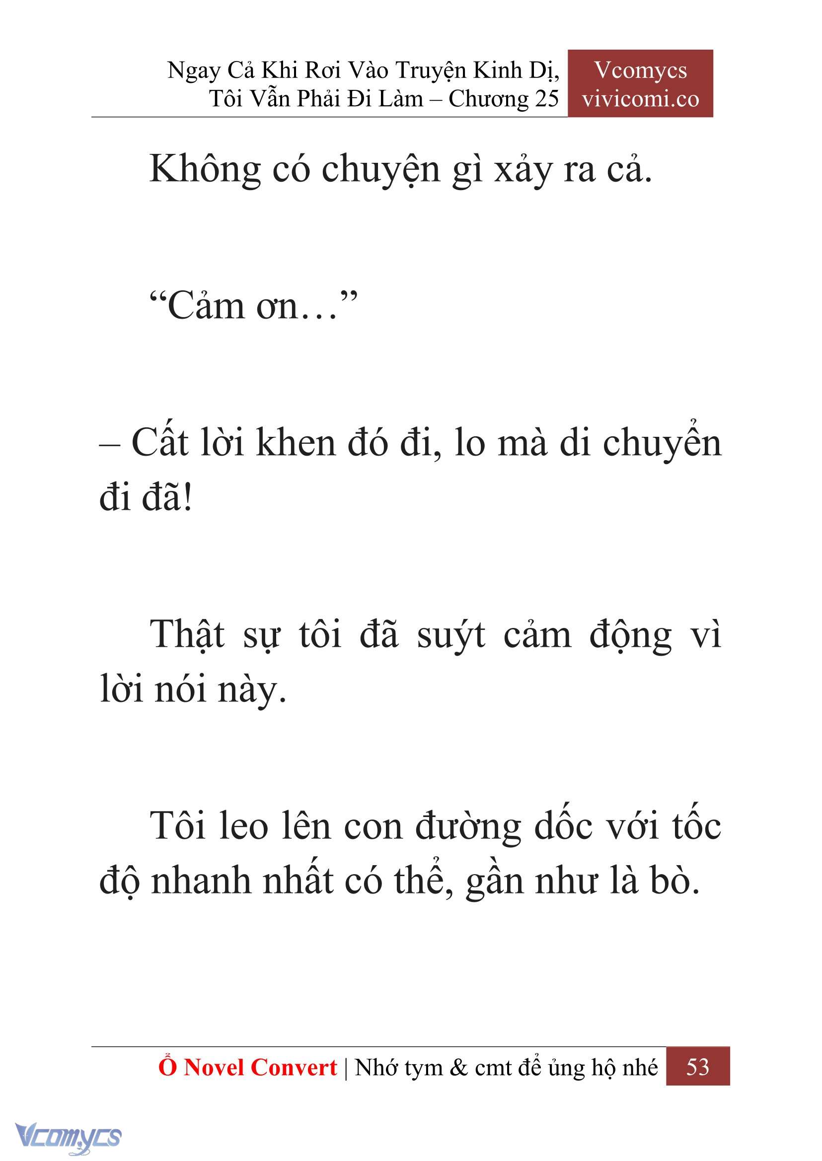 [Novel] Ngay Cả Khi Rơi Vào Truyện Kinh Dị, Tôi Vẫn Phải Đi Làm Chap 25 - Trang 2