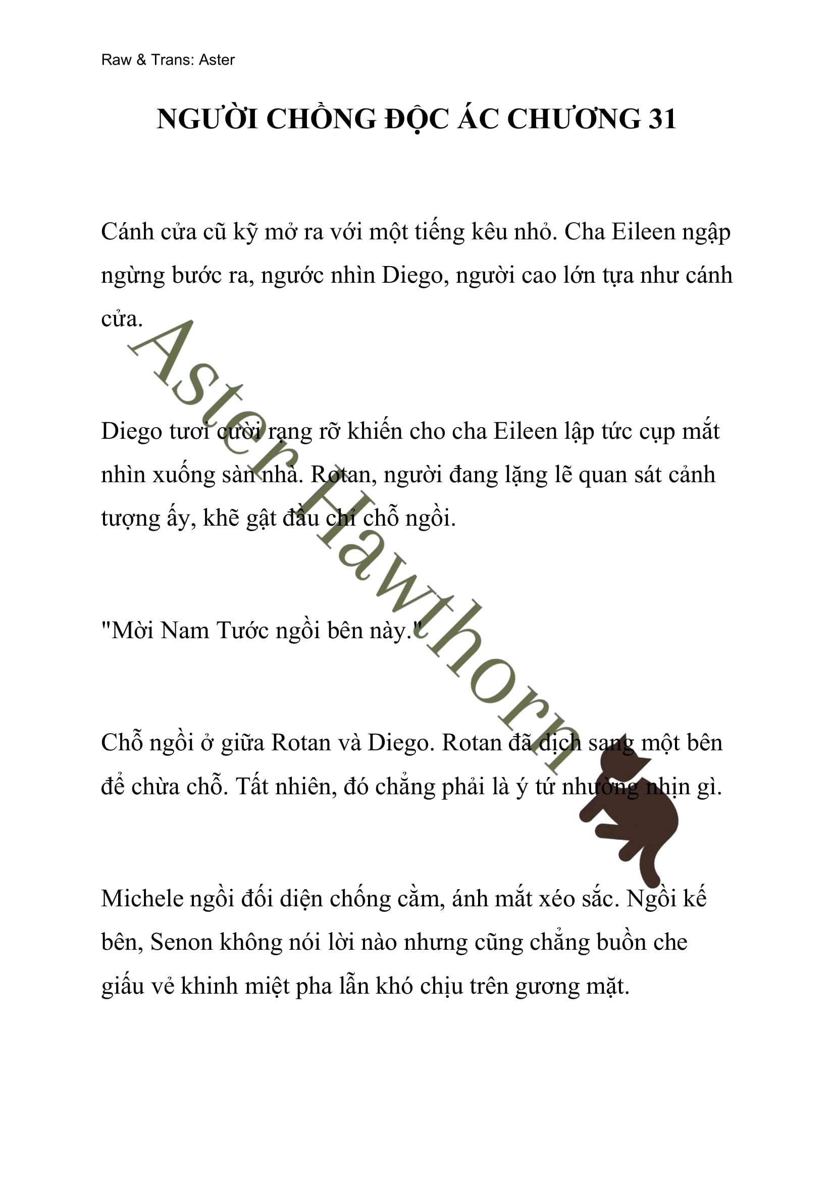 [NOVEL] Người Chồng Độc Ác Chap 31 - Trang 2