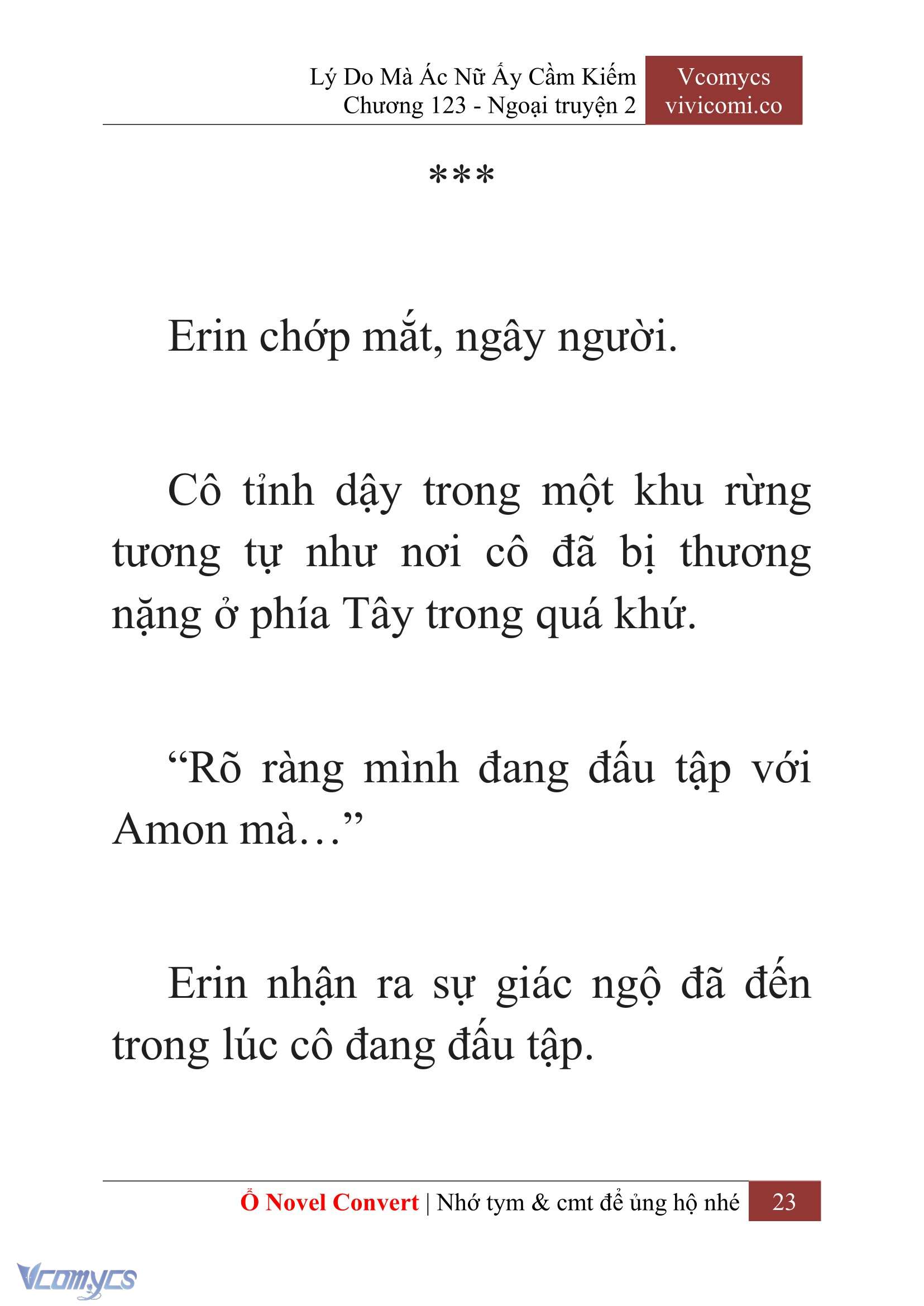 [Novel] Lý Do Mà Ác Nữ Ấy Cầm Kiếm Chap 123 - Trang 2