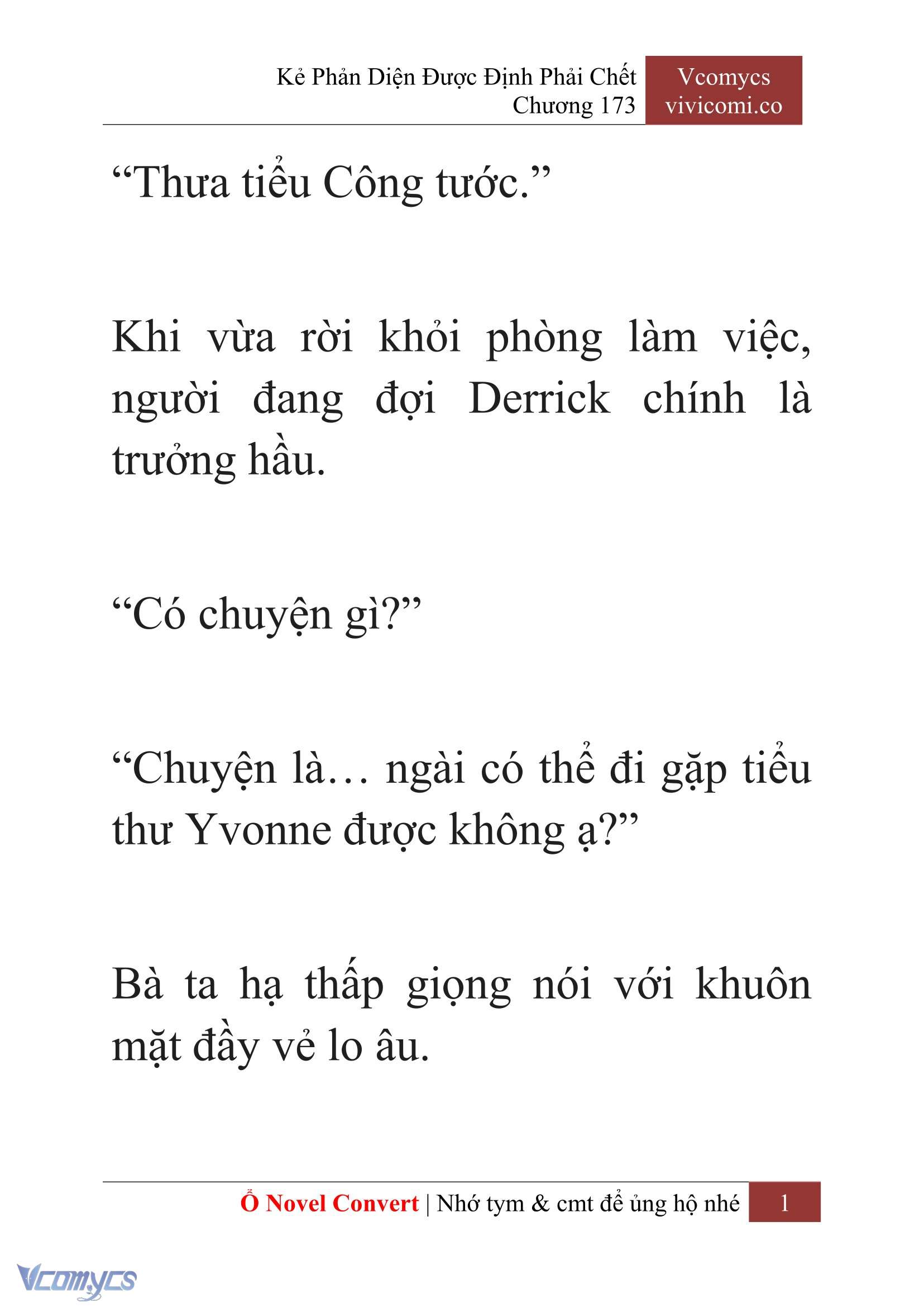 [Novel] Kẻ Phản Diện Được Định Phải Chết Chap 173 - Trang 2