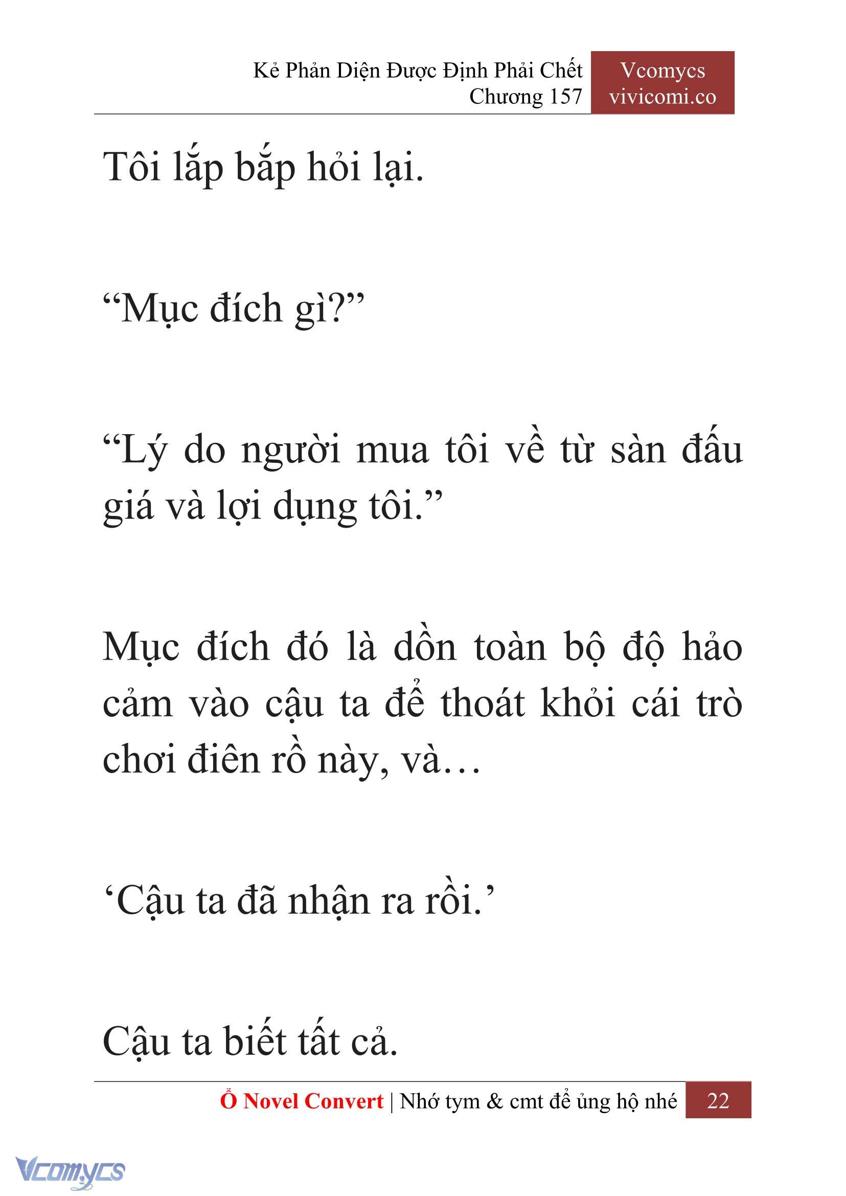 [Novel] Kẻ Phản Diện Được Định Phải Chết Chap 157 - Trang 2