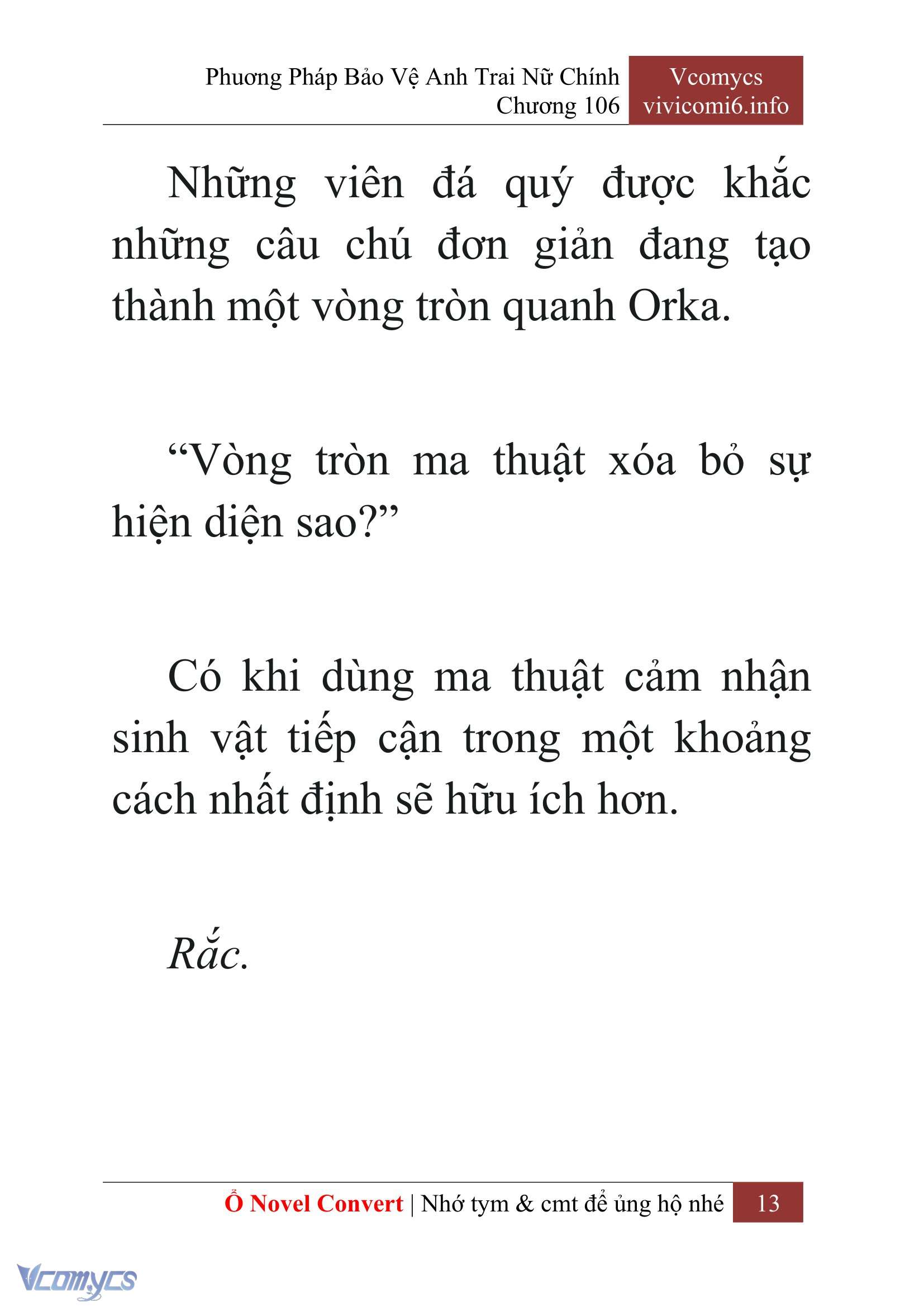 [Novel] Phương Pháp Bảo Vệ Anh Trai Nữ Chính Chap 106 - Trang 2