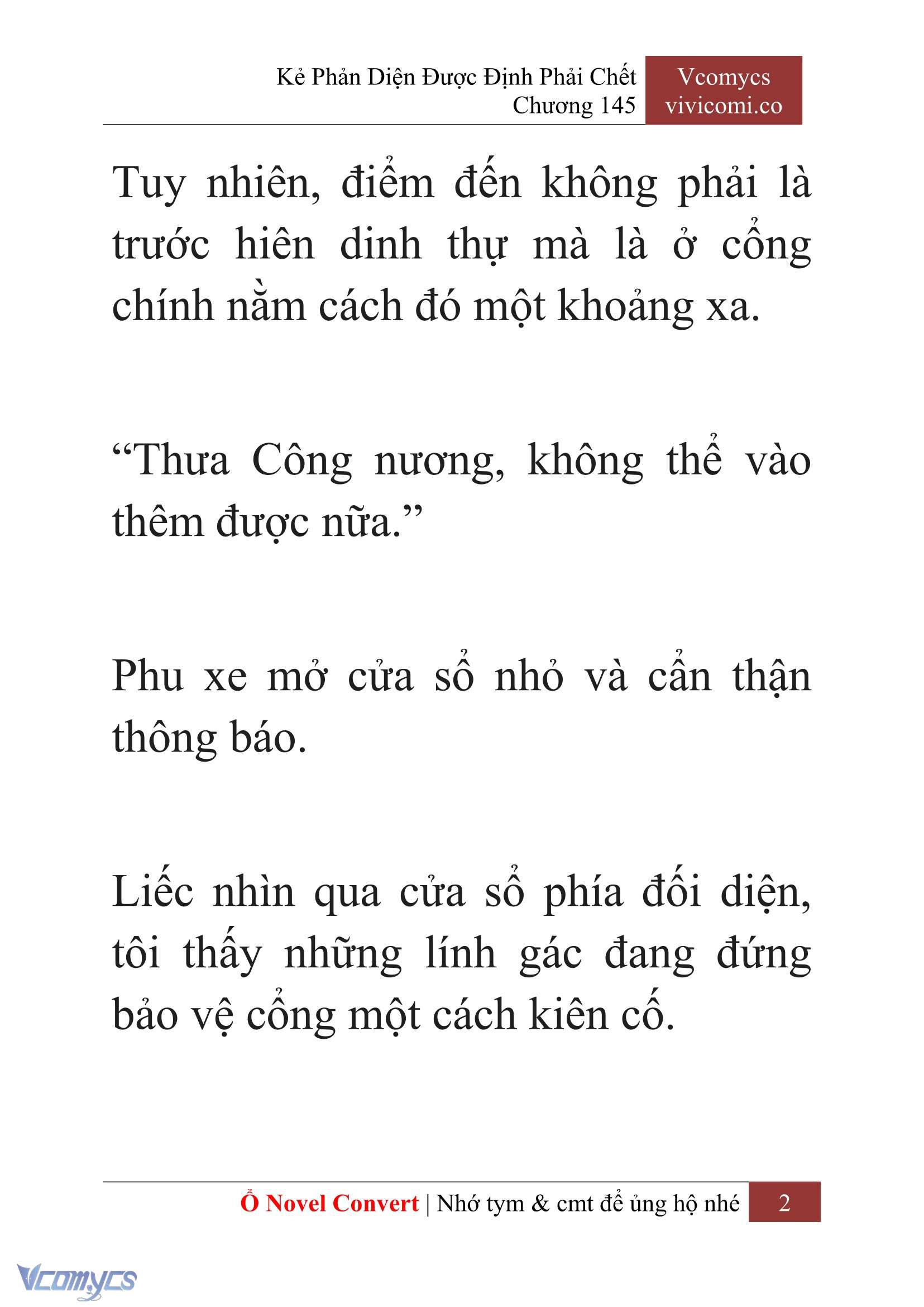 [Novel] Kẻ Phản Diện Được Định Phải Chết Chap 145 - Trang 2
