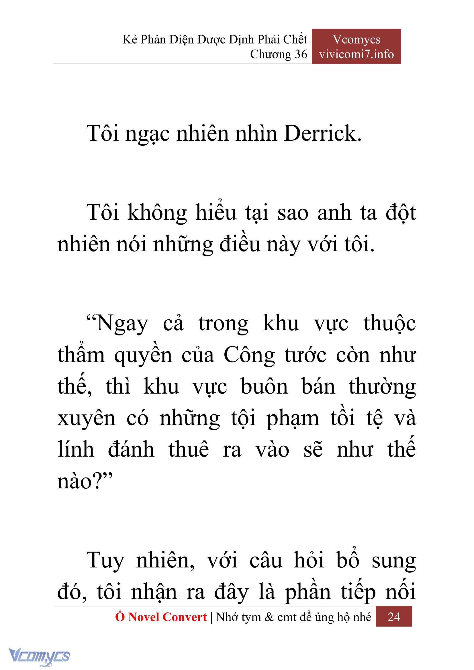 [Novel] Kẻ Phản Diện Được Định Phải Chết Chap 36 - Next Chap 37
