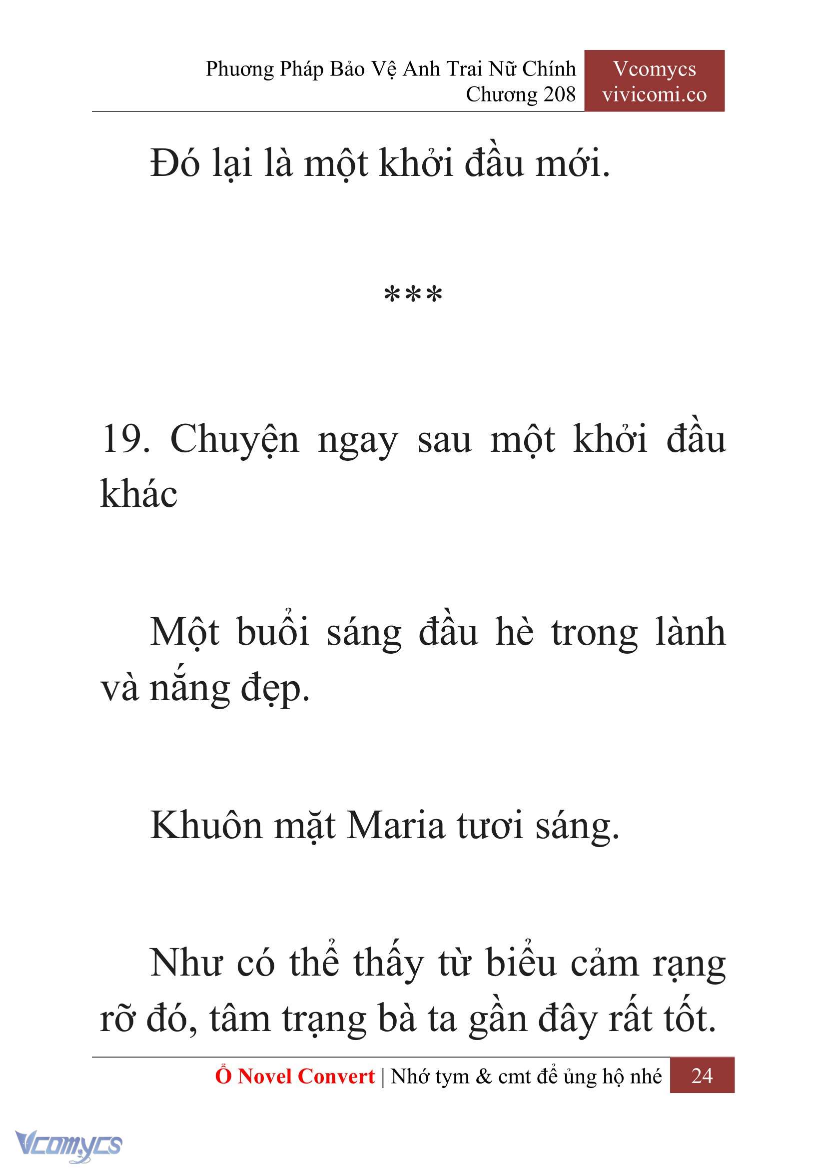 [Novel] Phương Pháp Bảo Vệ Anh Trai Nữ Chính Chap 208 - Trang 2