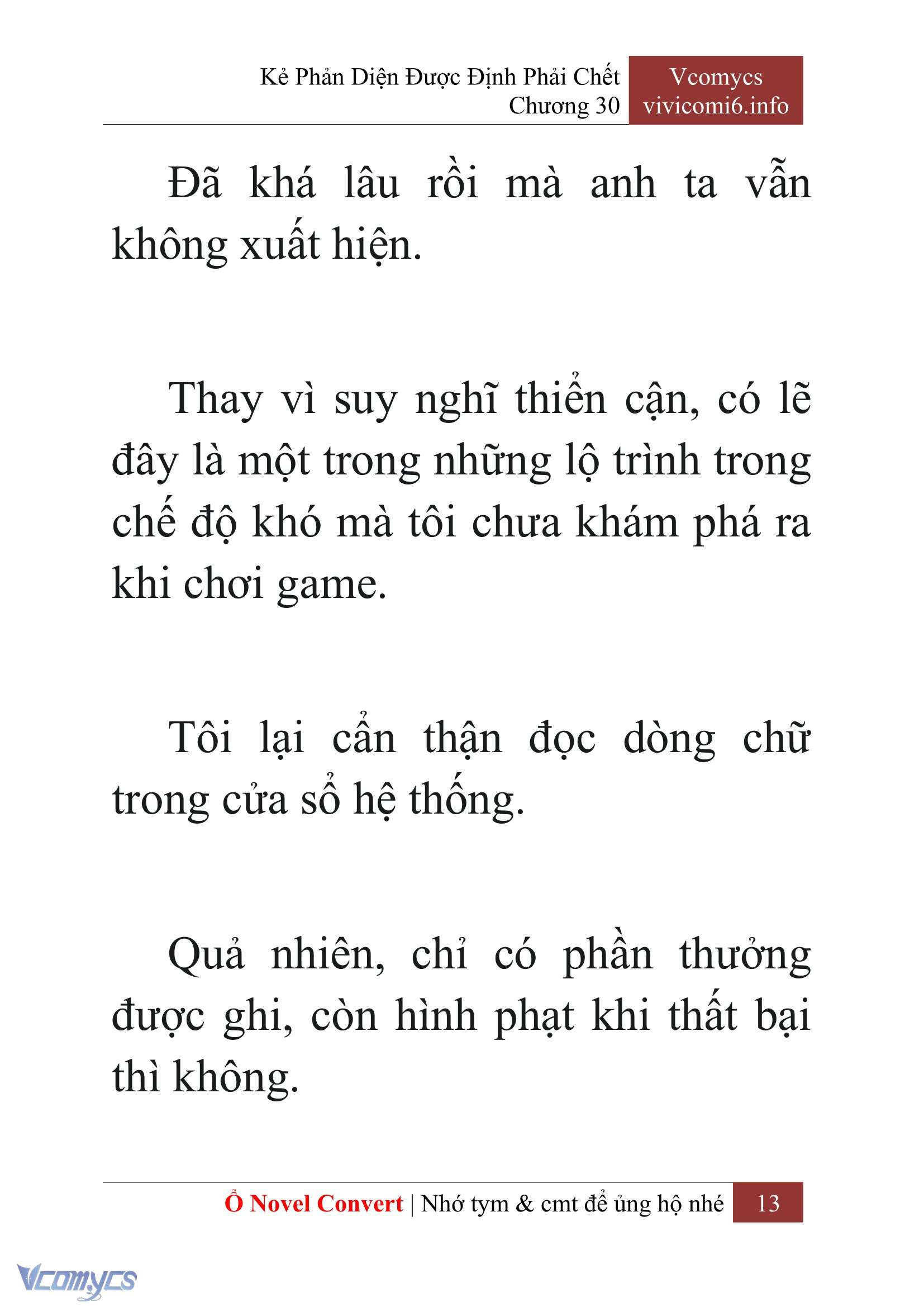 [Novel] Kẻ Phản Diện Được Định Phải Chết Chap 30 - Next Chap 31