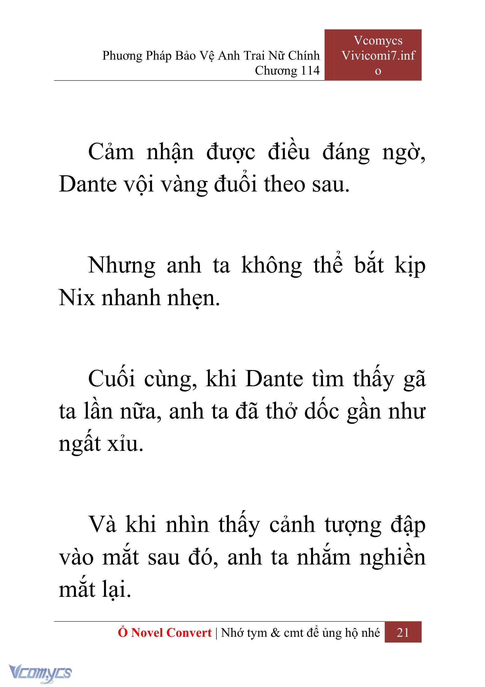 [Novel] Phương Pháp Bảo Vệ Anh Trai Nữ Chính Chap 114 - Trang 2
