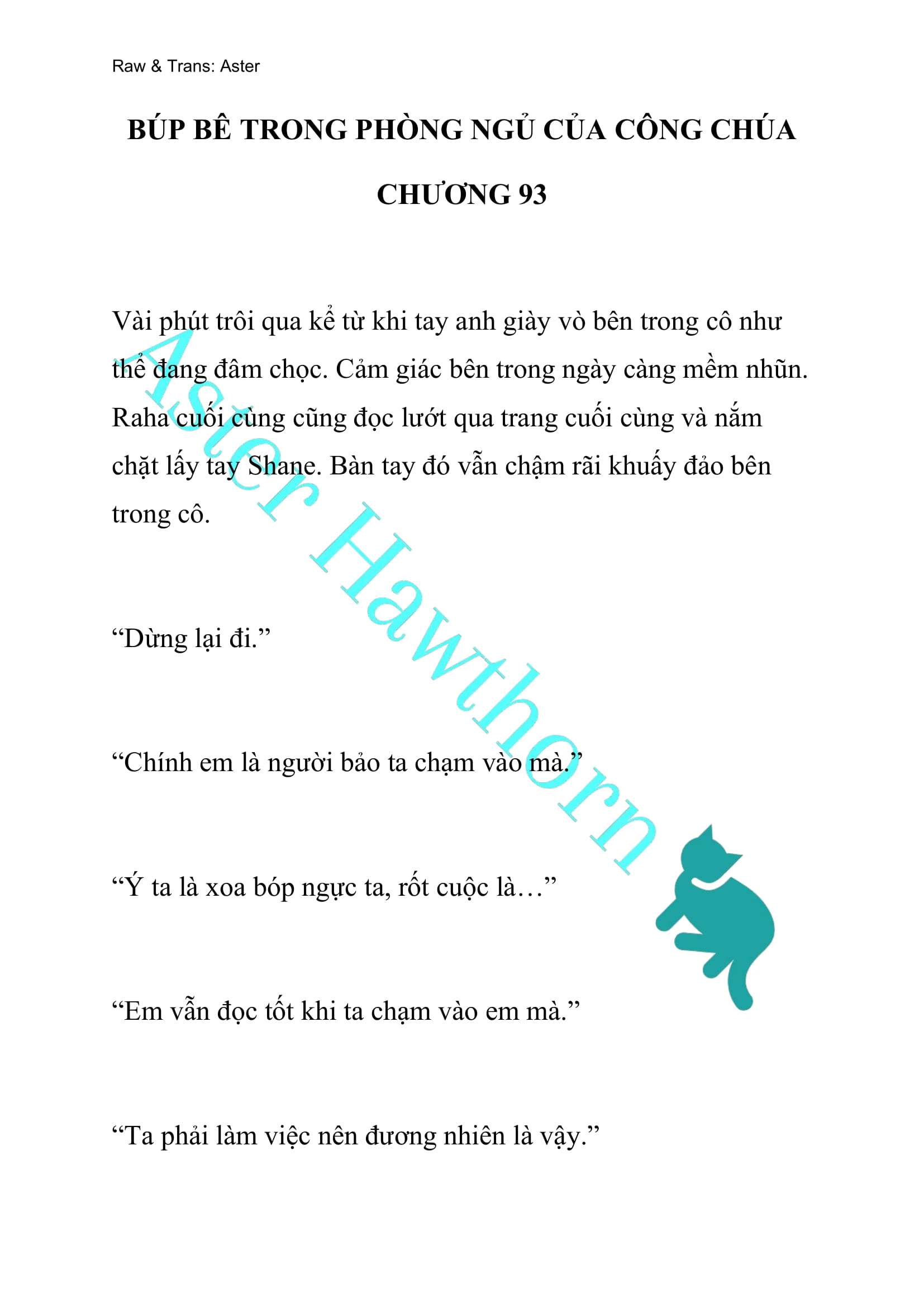 [NOVEL] Búp Bê Trong Phòng Ngủ Của Công Chúa Chap 93 - Trang 2