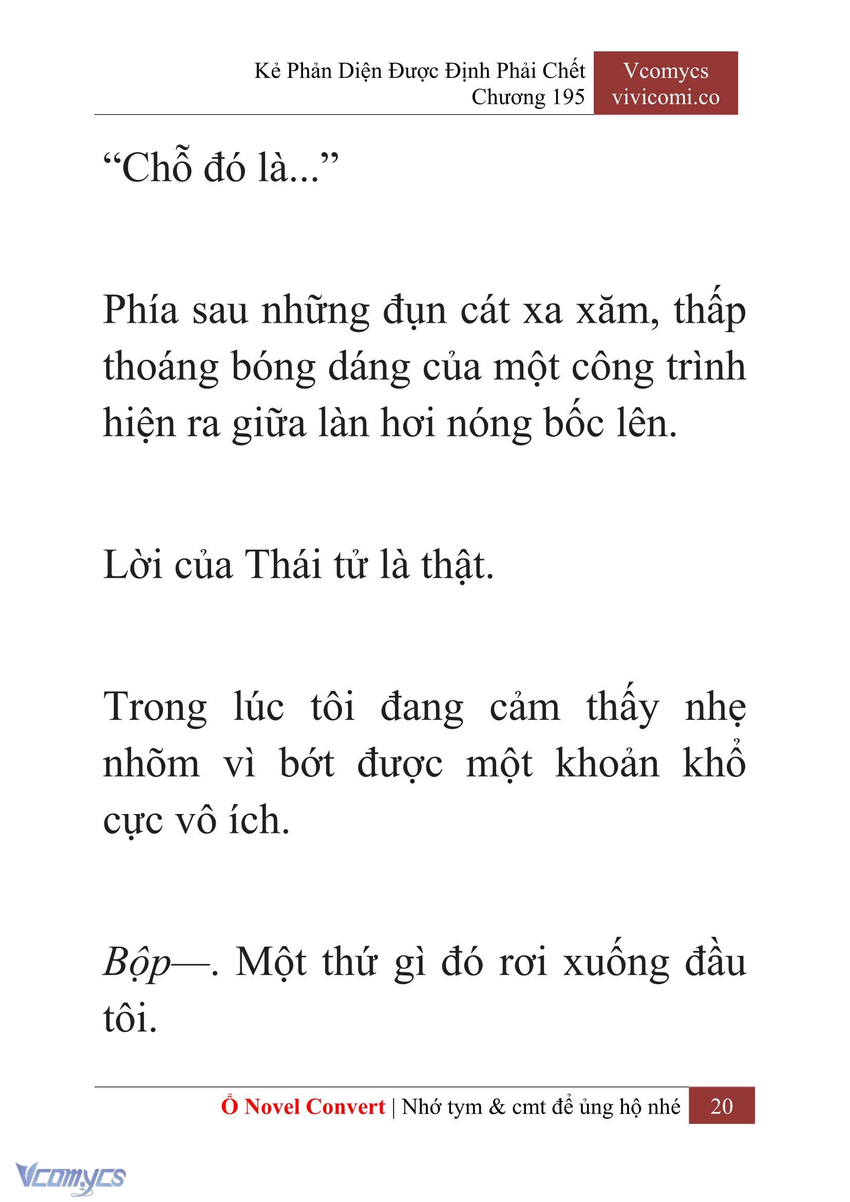 [Novel] Kẻ Phản Diện Được Định Phải Chết Chap 195 - Trang 2