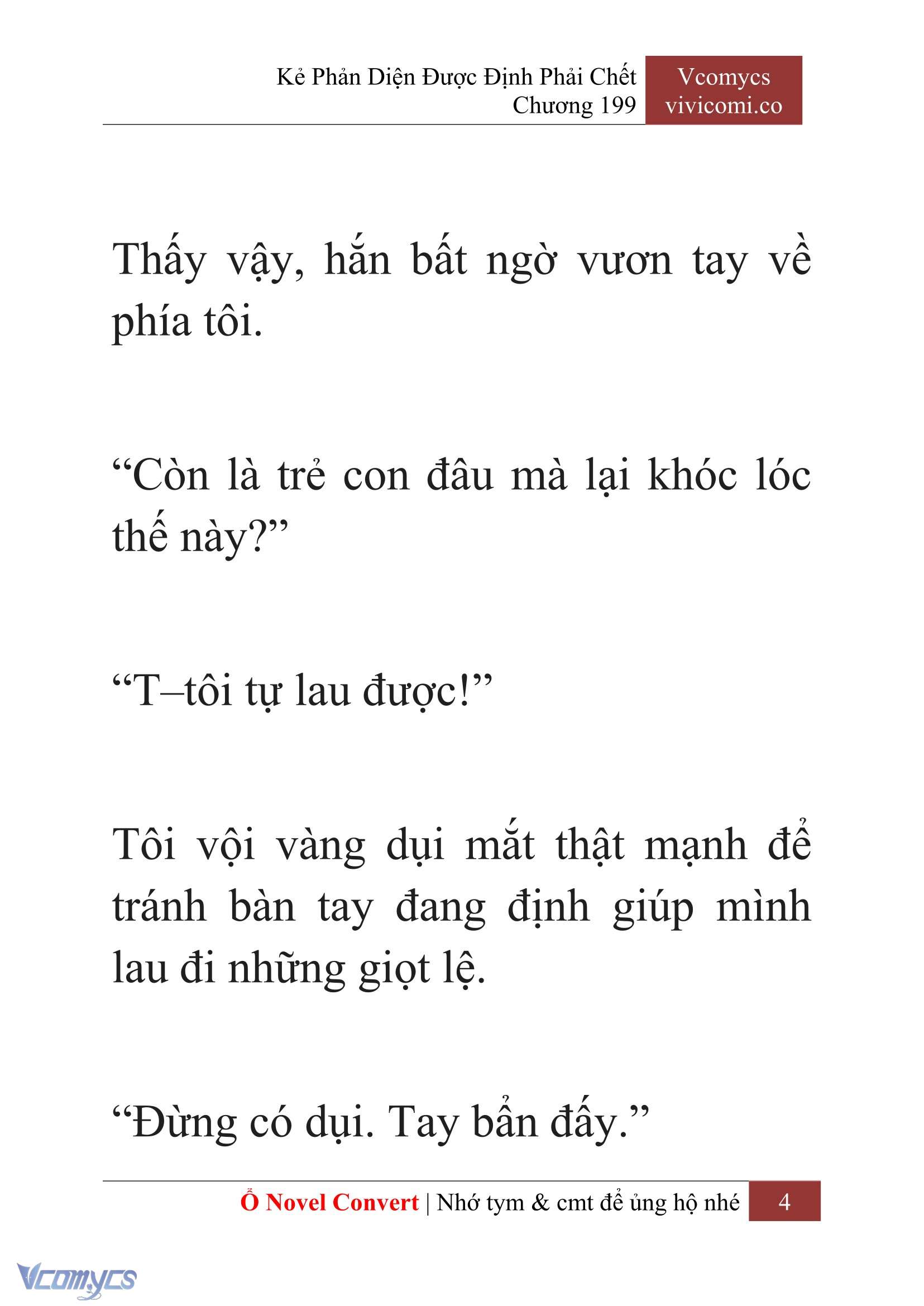 [Novel] Kẻ Phản Diện Được Định Phải Chết Chap 199 - Trang 2