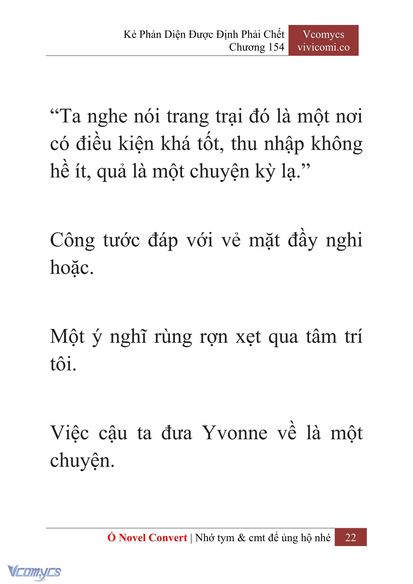 [Novel] Kẻ Phản Diện Được Định Phải Chết Chap 154 - Trang 2
