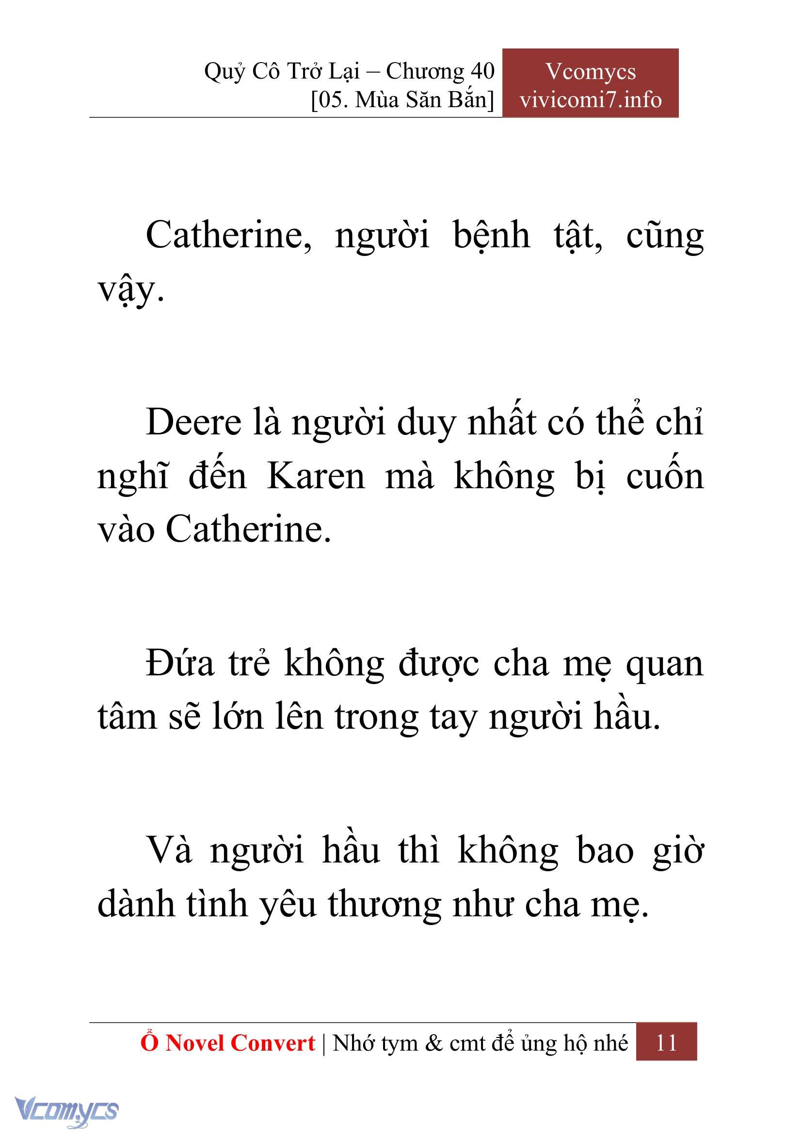 [Novel] Quý Cô Trở Lại Chap 40 - Trang 2