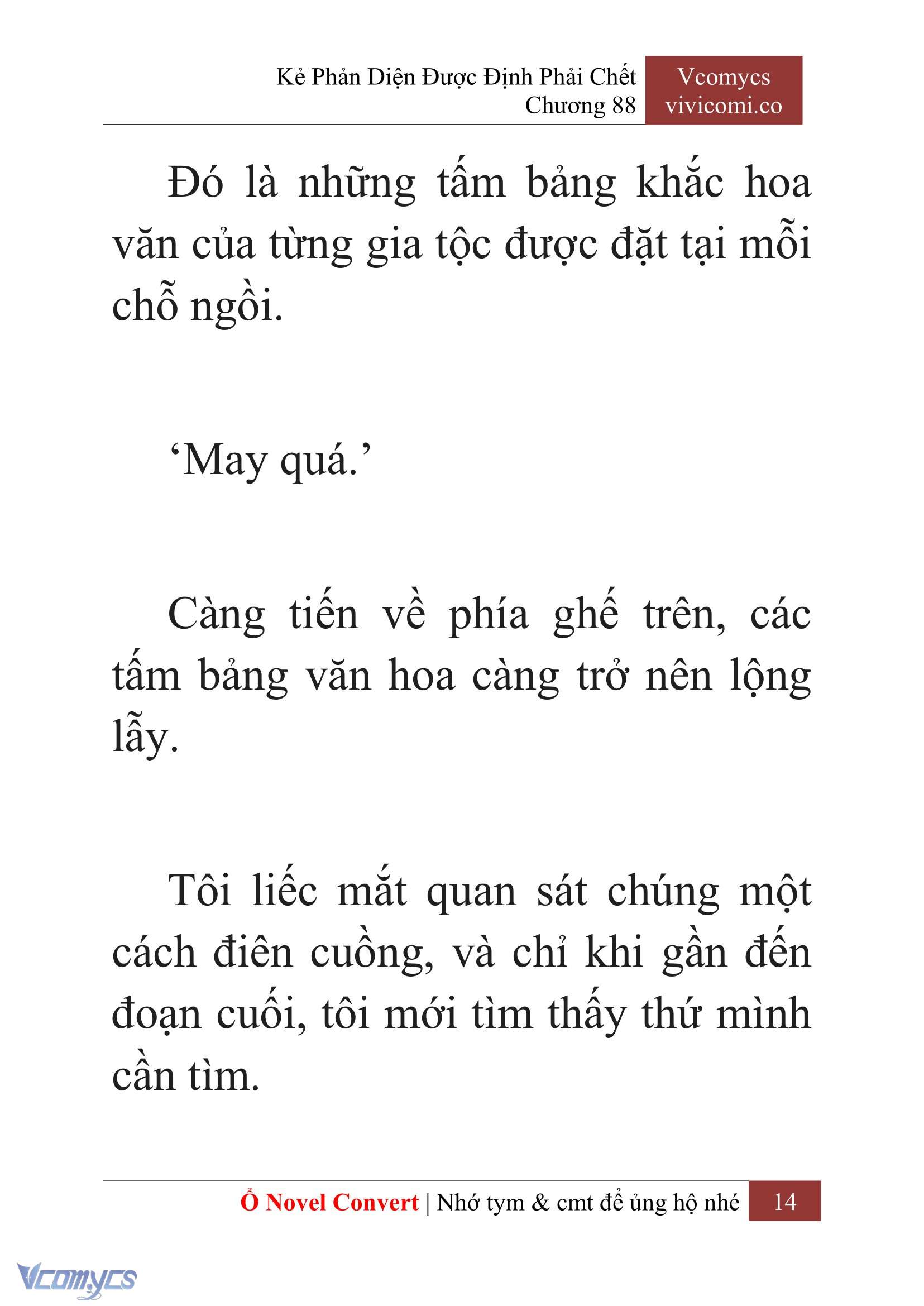 [Novel] Kẻ Phản Diện Được Định Phải Chết Chap 88 - Trang 2