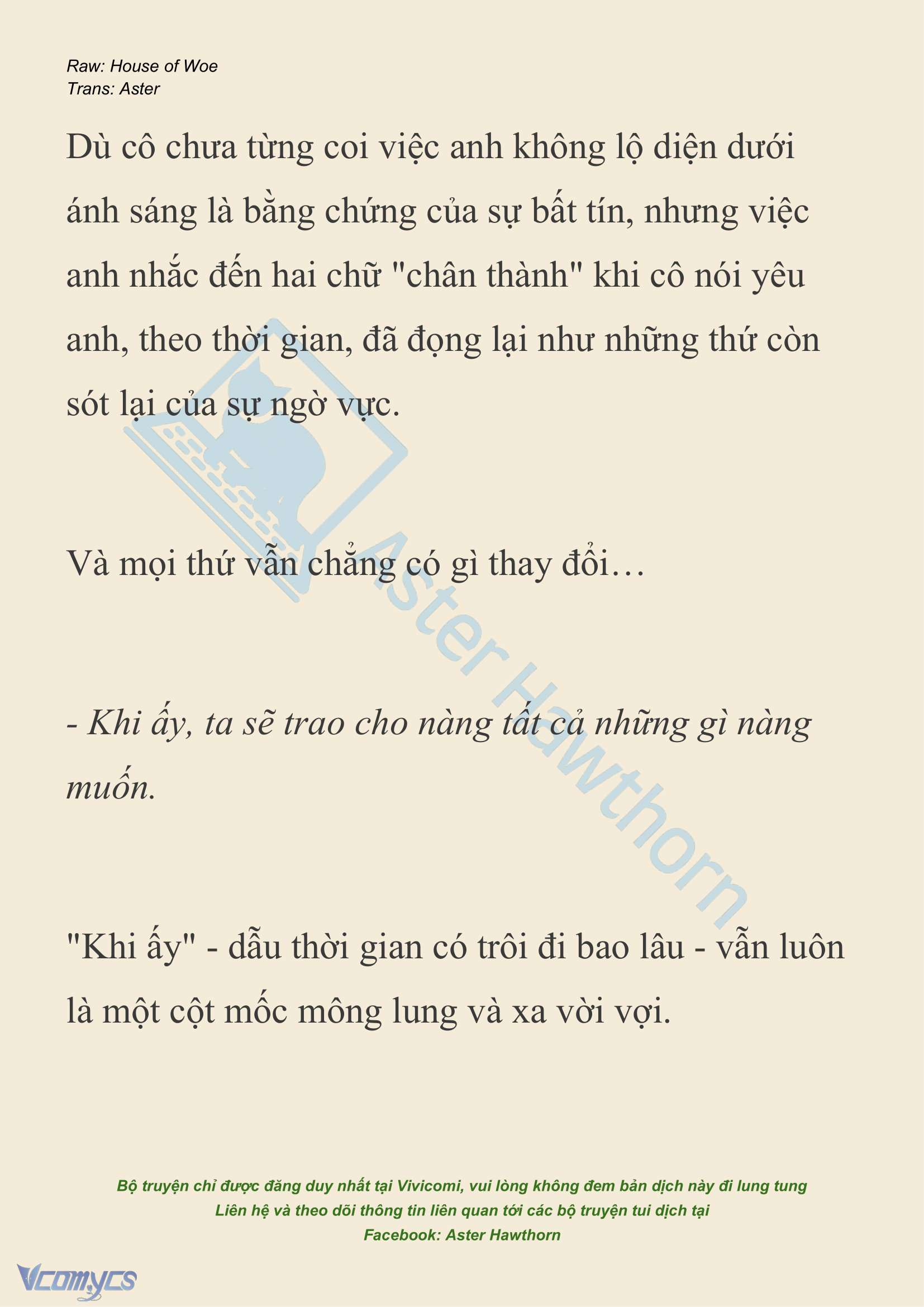 [NOVEL] Dành Cho Các Nữ Thần: Dành cho Psyche Chap 28 - Trang 2