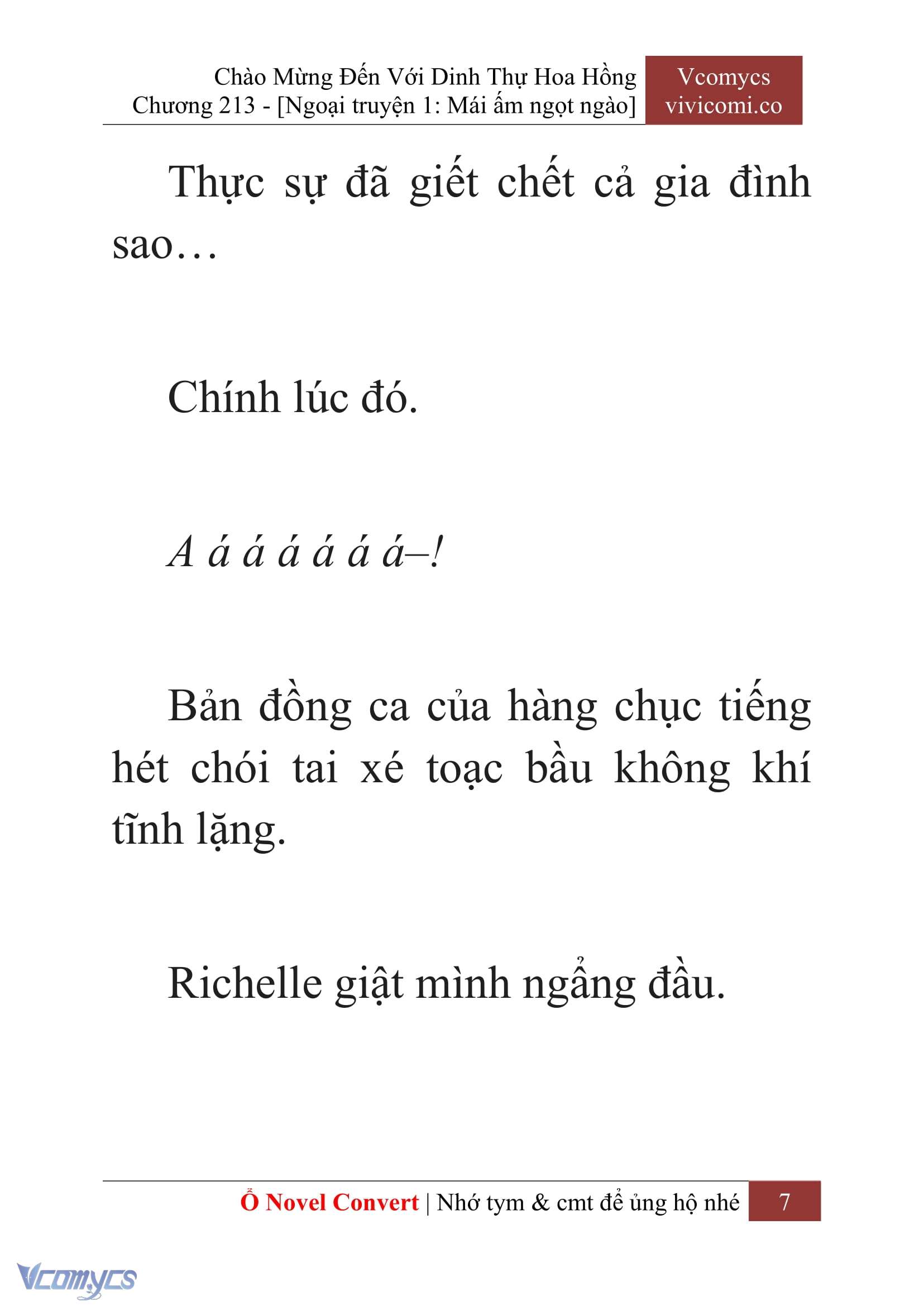 [Novel] Chào Mừng Đến Với Dinh Thự Hoa Hồng Chap 213 - Trang 2