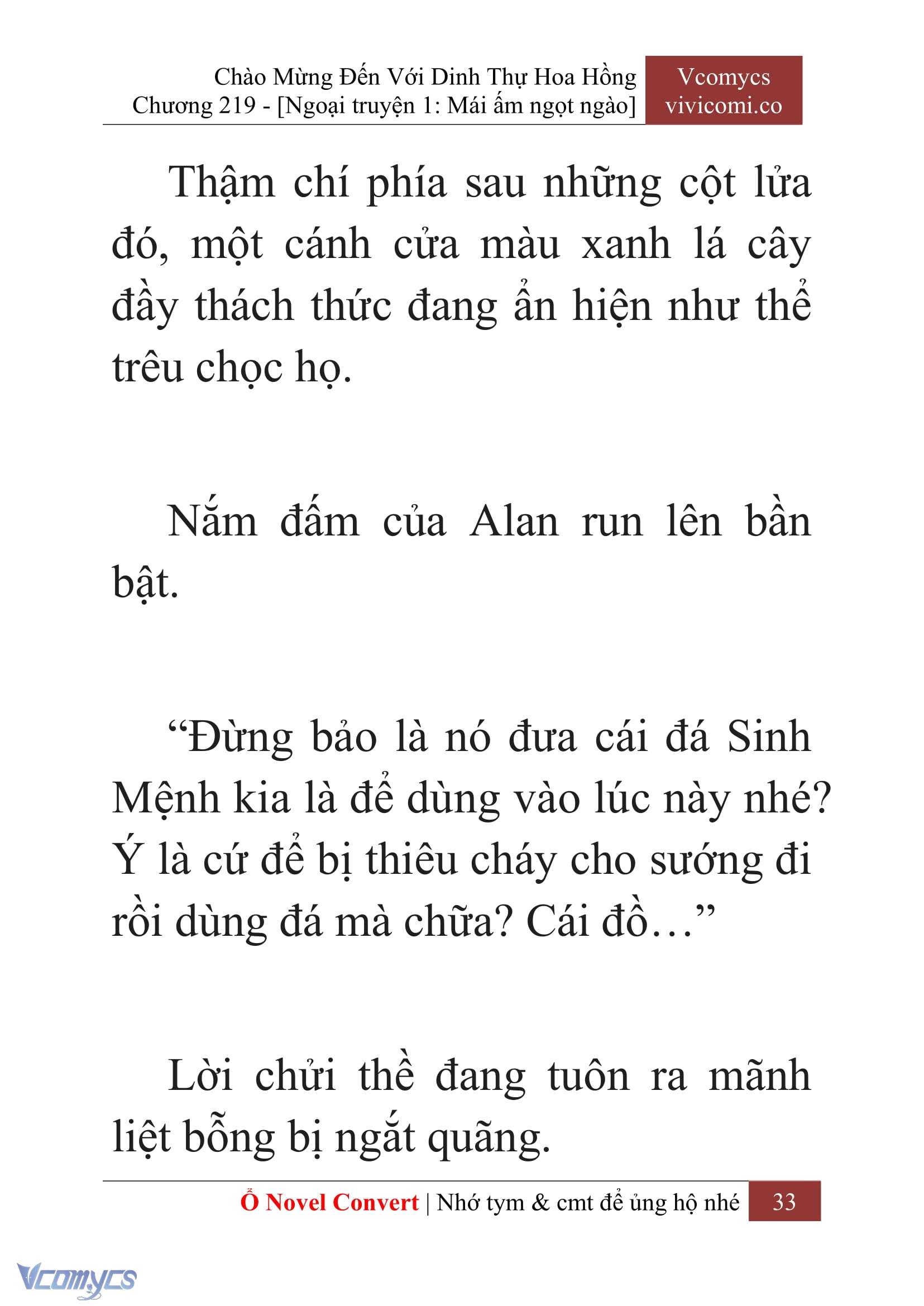 [Novel] Chào Mừng Đến Với Dinh Thự Hoa Hồng Chap 219 - Trang 2