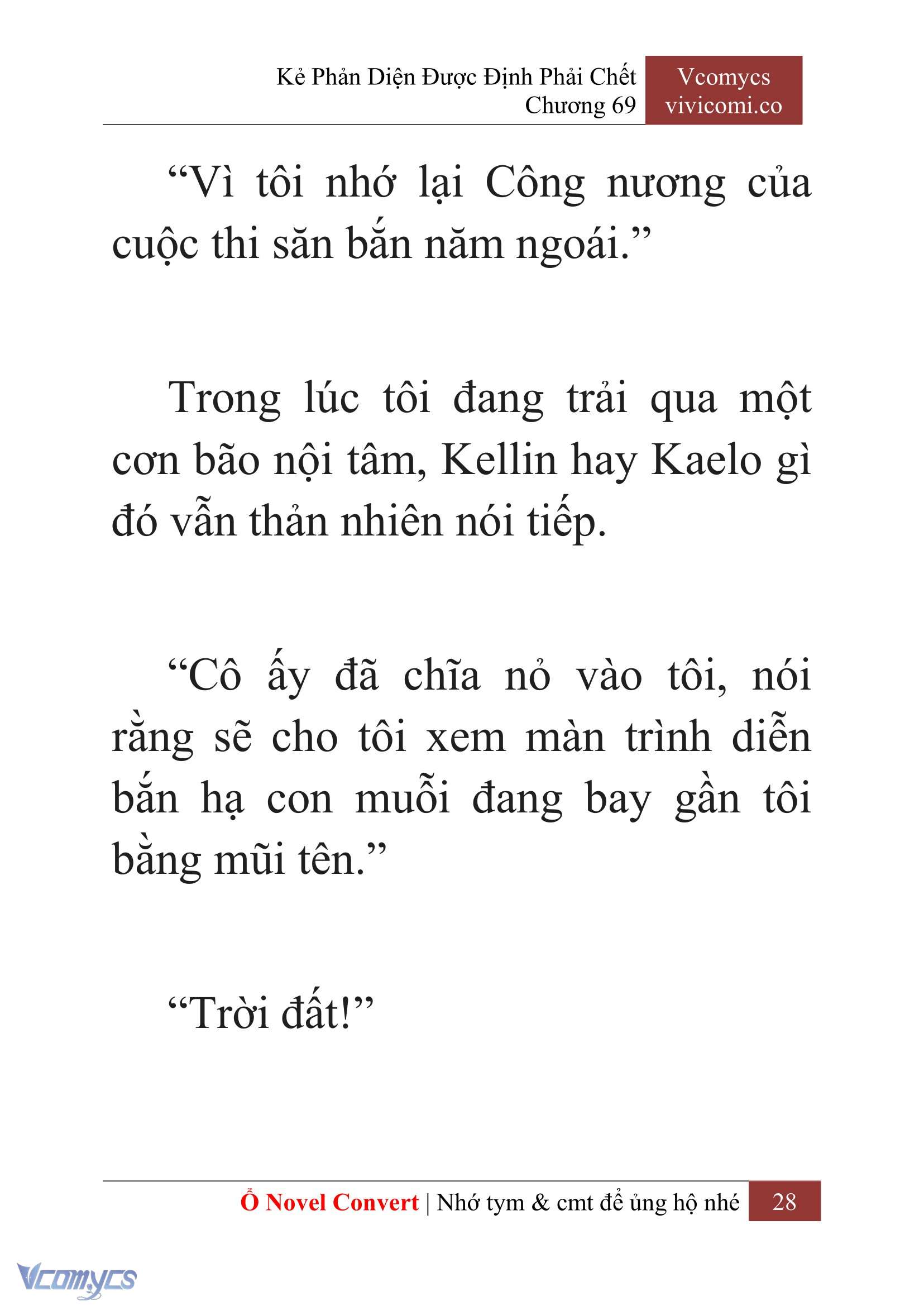 [Novel] Kẻ Phản Diện Được Định Phải Chết Chap 69 - Trang 2