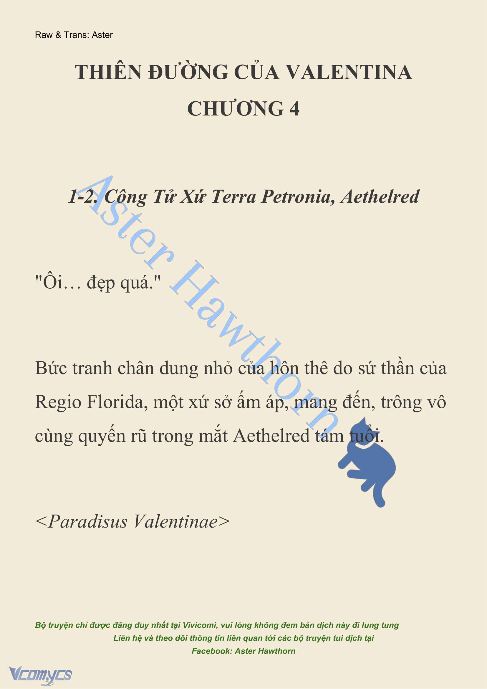 [NOVEL] Thiên Đường Của Valentina Chap 4 - Next Chap 5