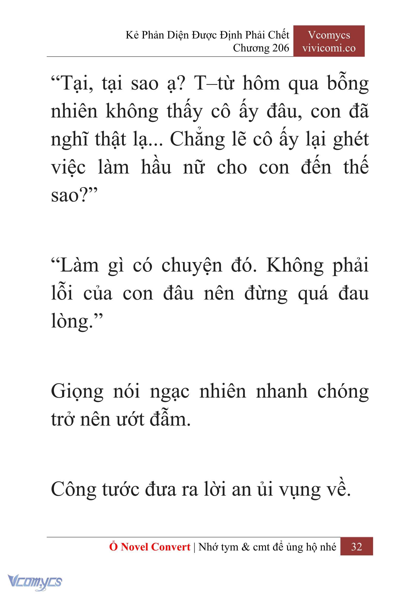 [Novel] Kẻ Phản Diện Được Định Phải Chết Chap 206 - Next Chap 207