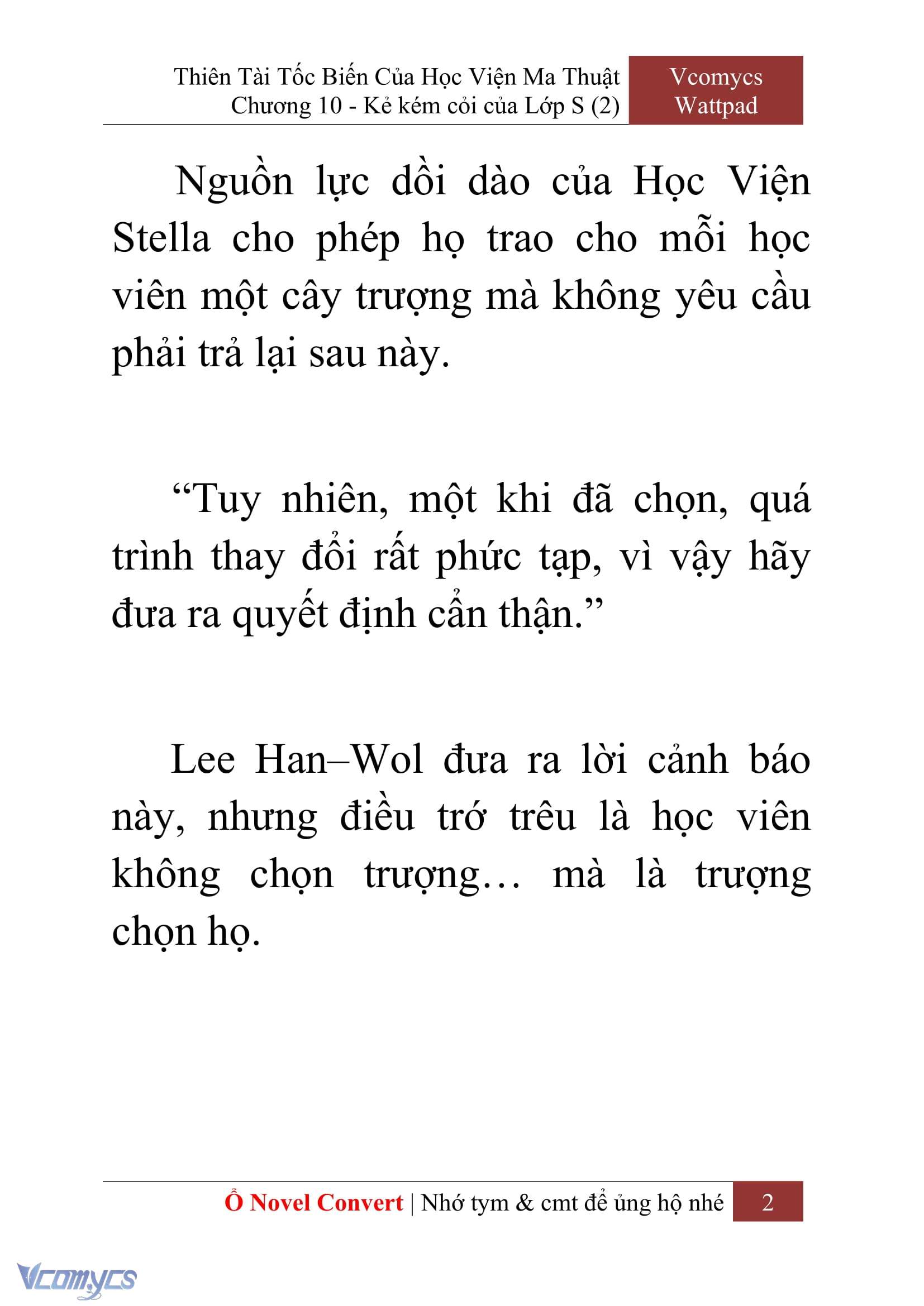 [Novel] Thiên Tài Tốc Biến Của Học Viện Ma Thuật Chap 10 - Trang 2