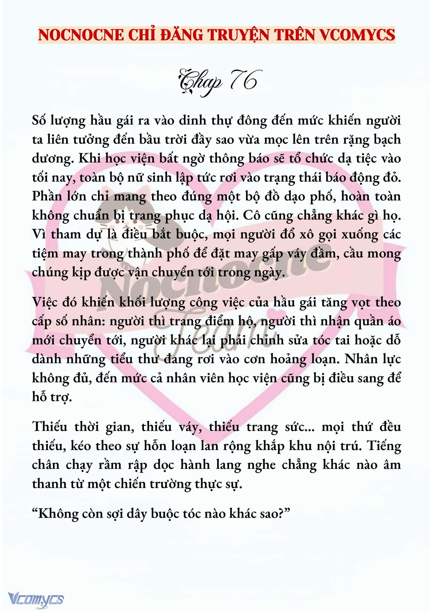 [NOVEL] CÁ RỪNG KHÔN NGOAN Chap 76 - Next Chap 77