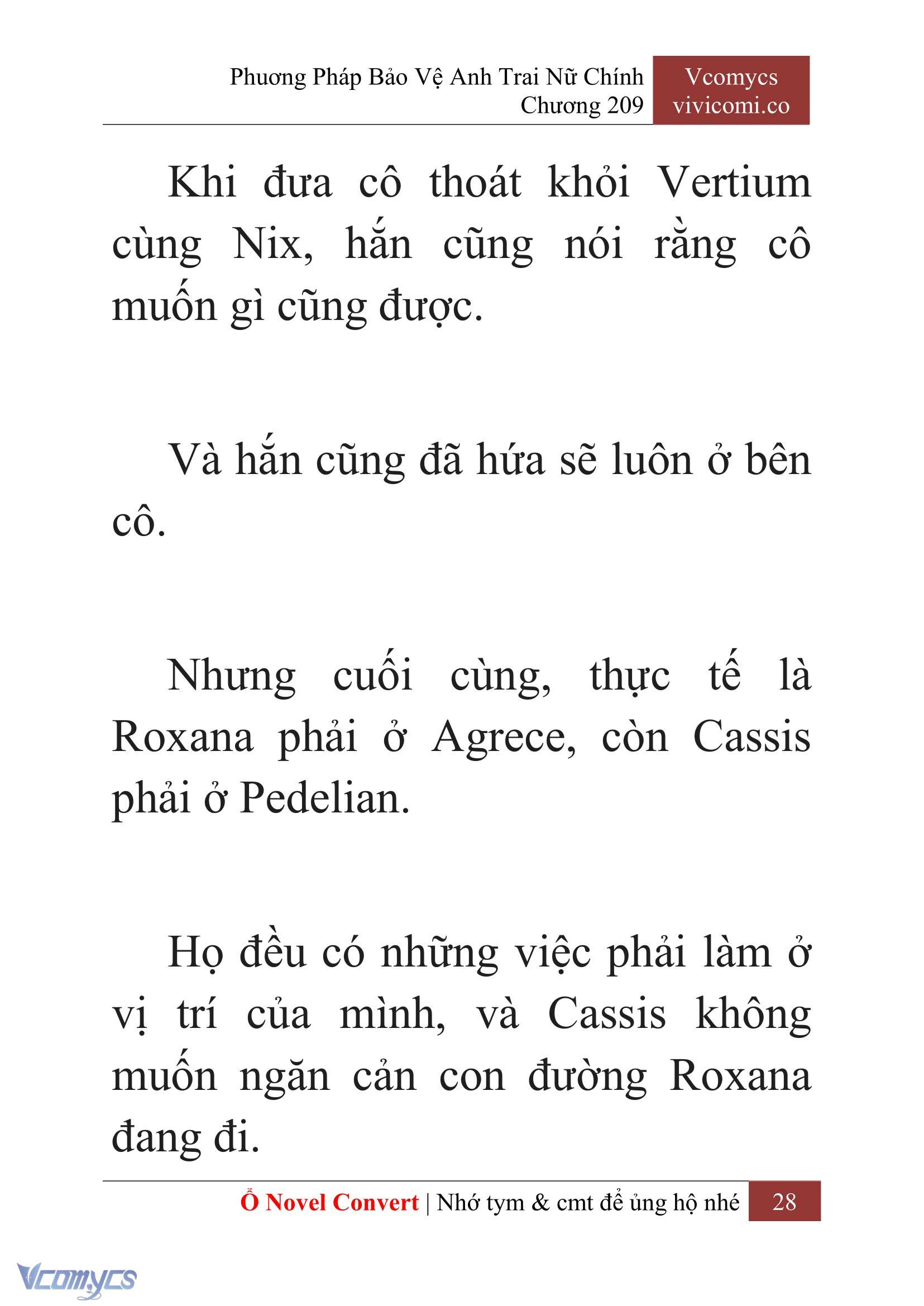 [Novel] Phương Pháp Bảo Vệ Anh Trai Nữ Chính Chap 209 - Trang 2