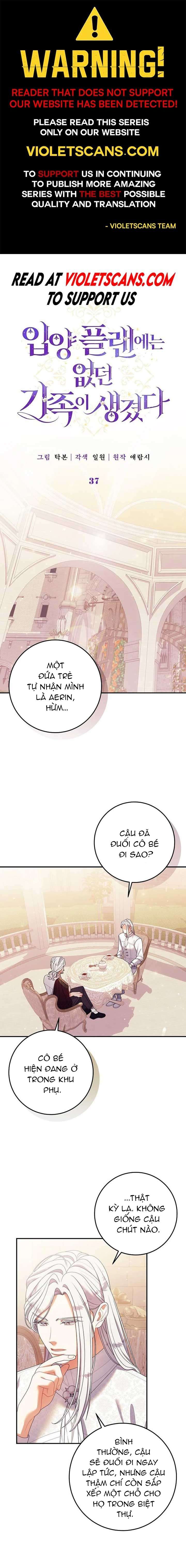 Tôi đã có một gia đình mới mà trước đó không nằm trong kế hoạch nhận nuôi. Chap 37 - Trang 2