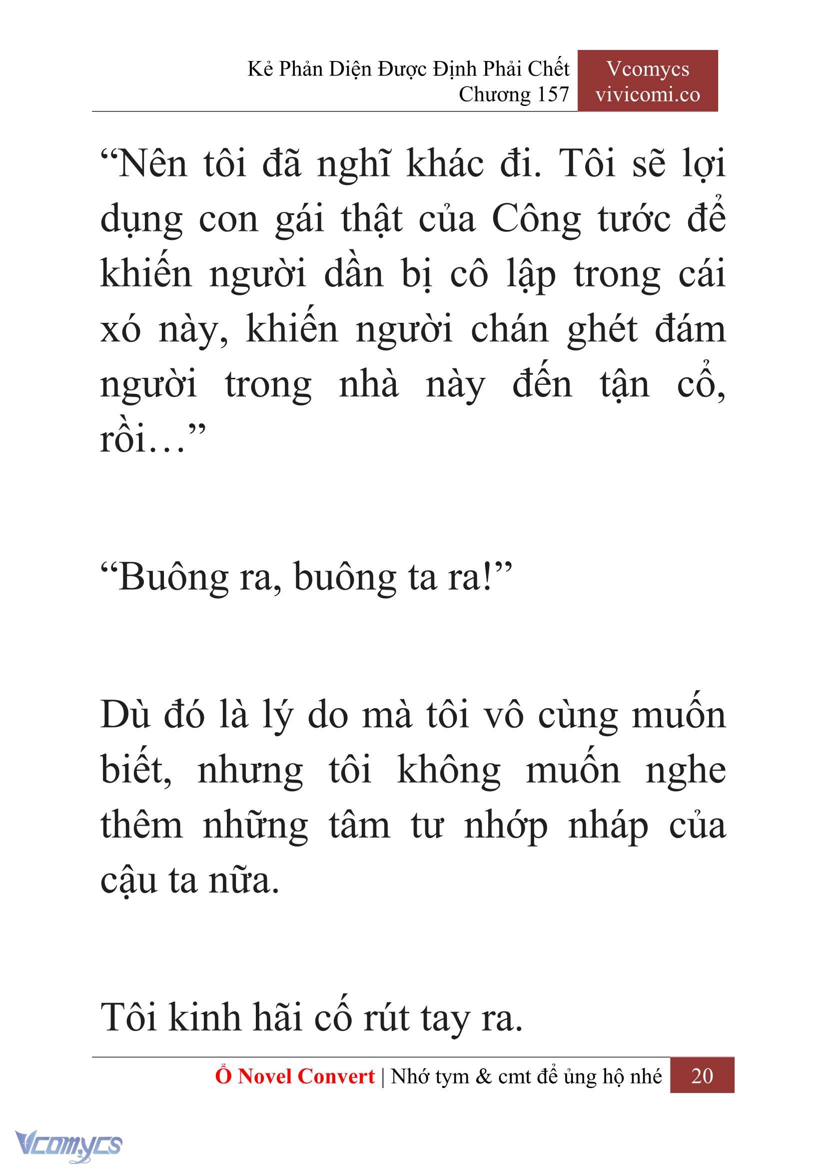[Novel] Kẻ Phản Diện Được Định Phải Chết Chap 157 - Trang 2