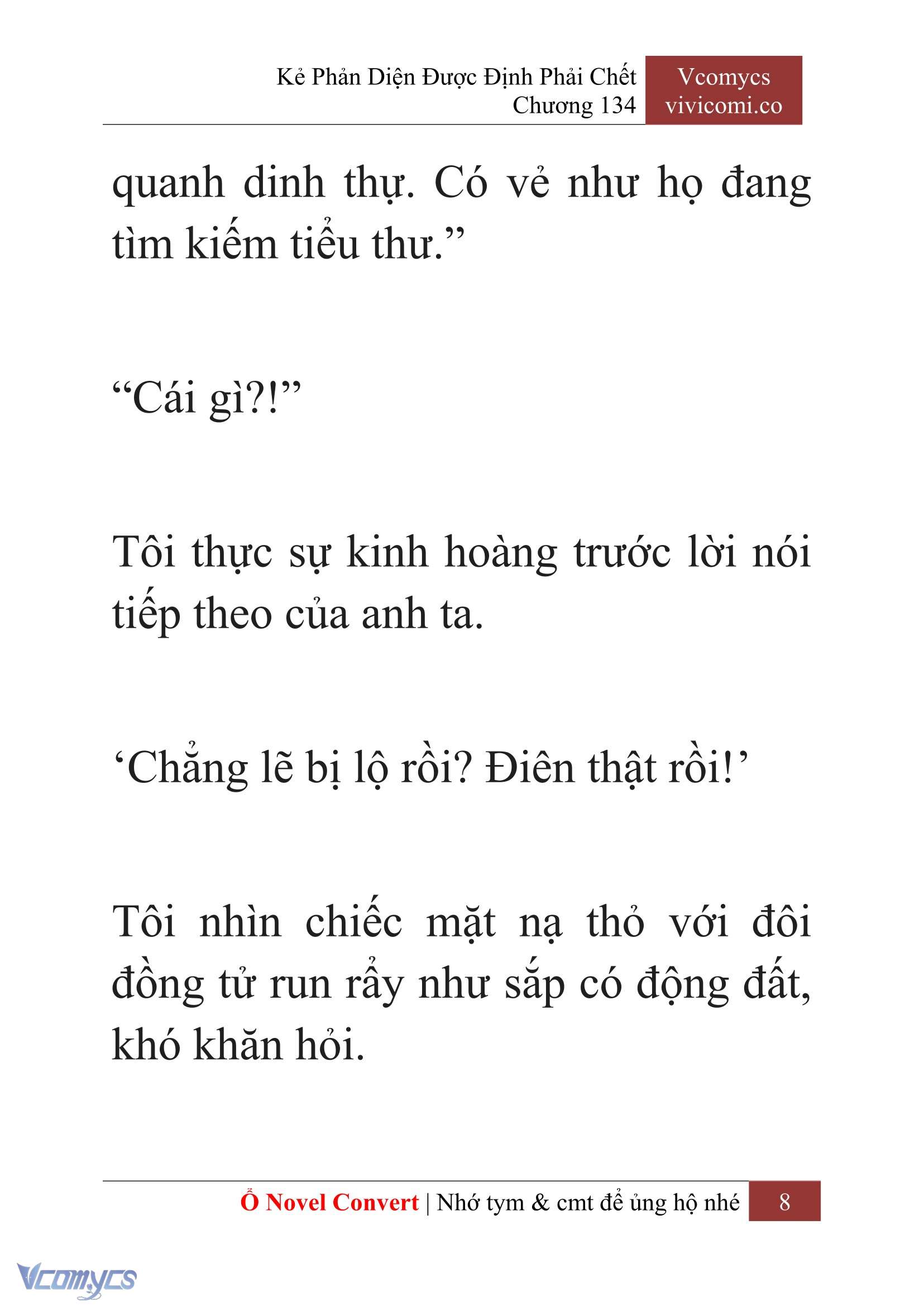 [Novel] Kẻ Phản Diện Được Định Phải Chết Chap 134 - Trang 2