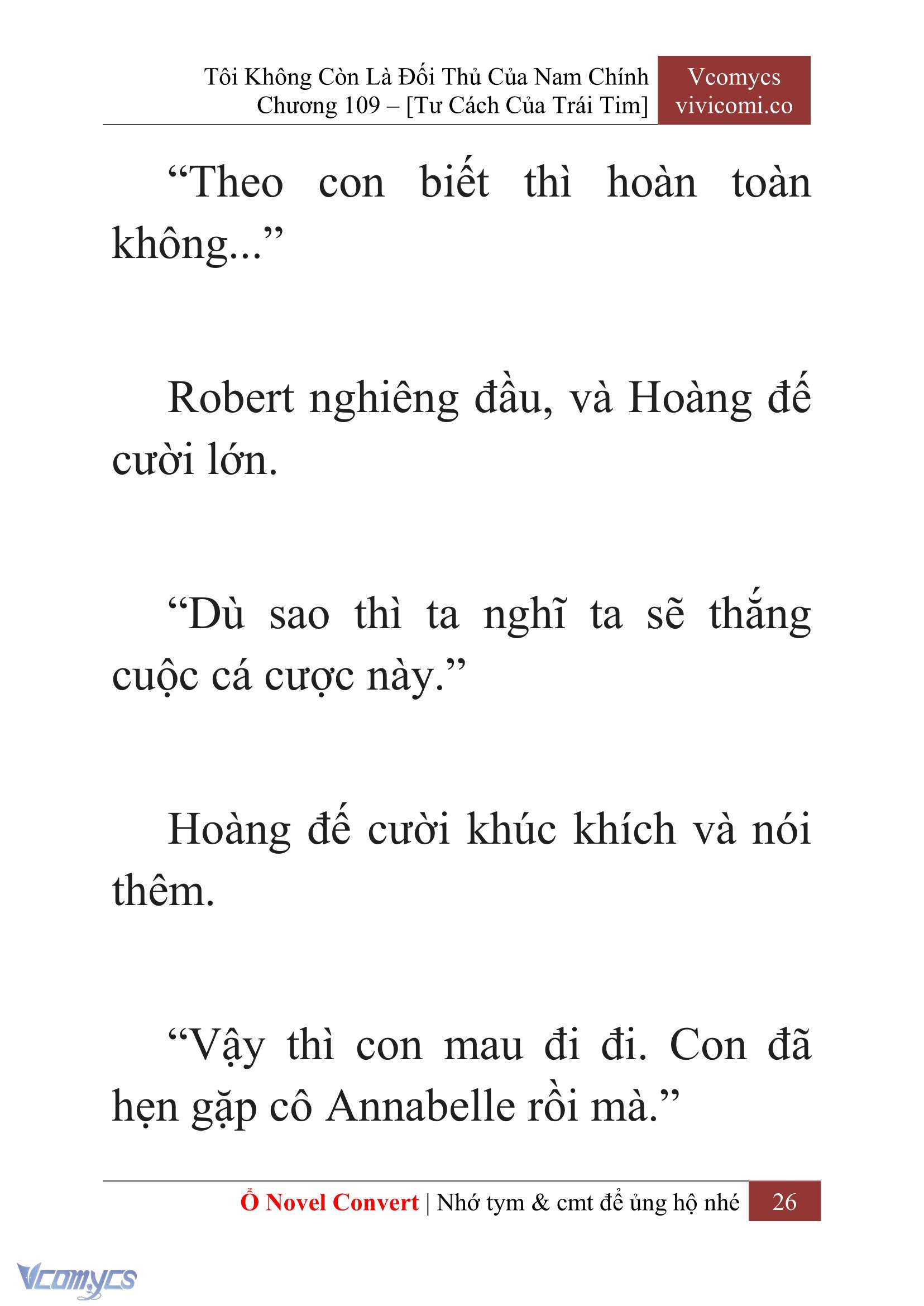 [Novel] Tôi Không Còn Là Đối Thủ Của Nam Chính Chap 109 - Trang 2