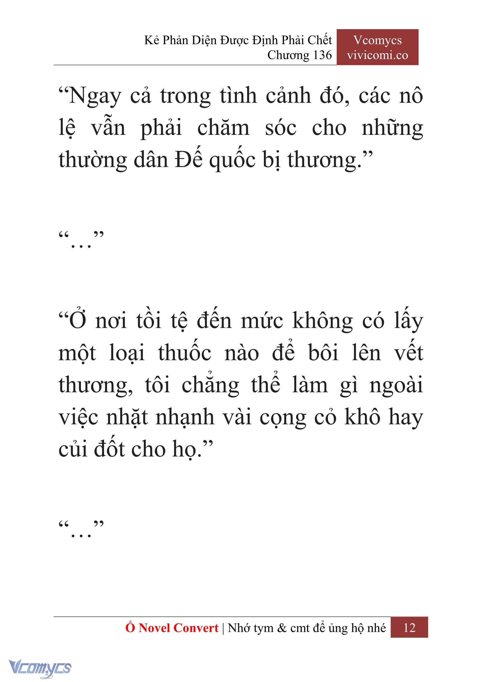 [Novel] Kẻ Phản Diện Được Định Phải Chết Chap 136 - Trang 2
