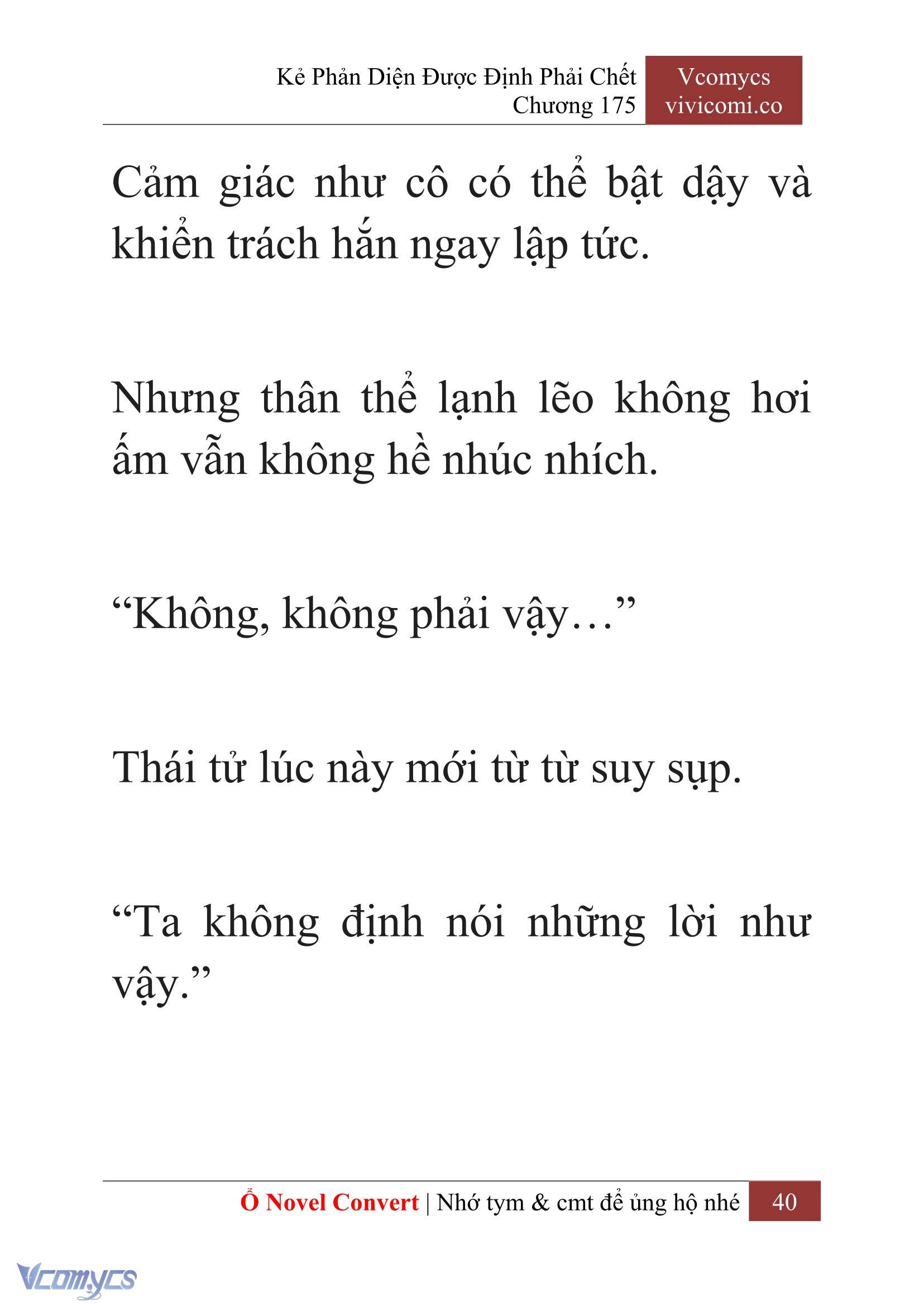 [Novel] Kẻ Phản Diện Được Định Phải Chết Chap 175 - Trang 2