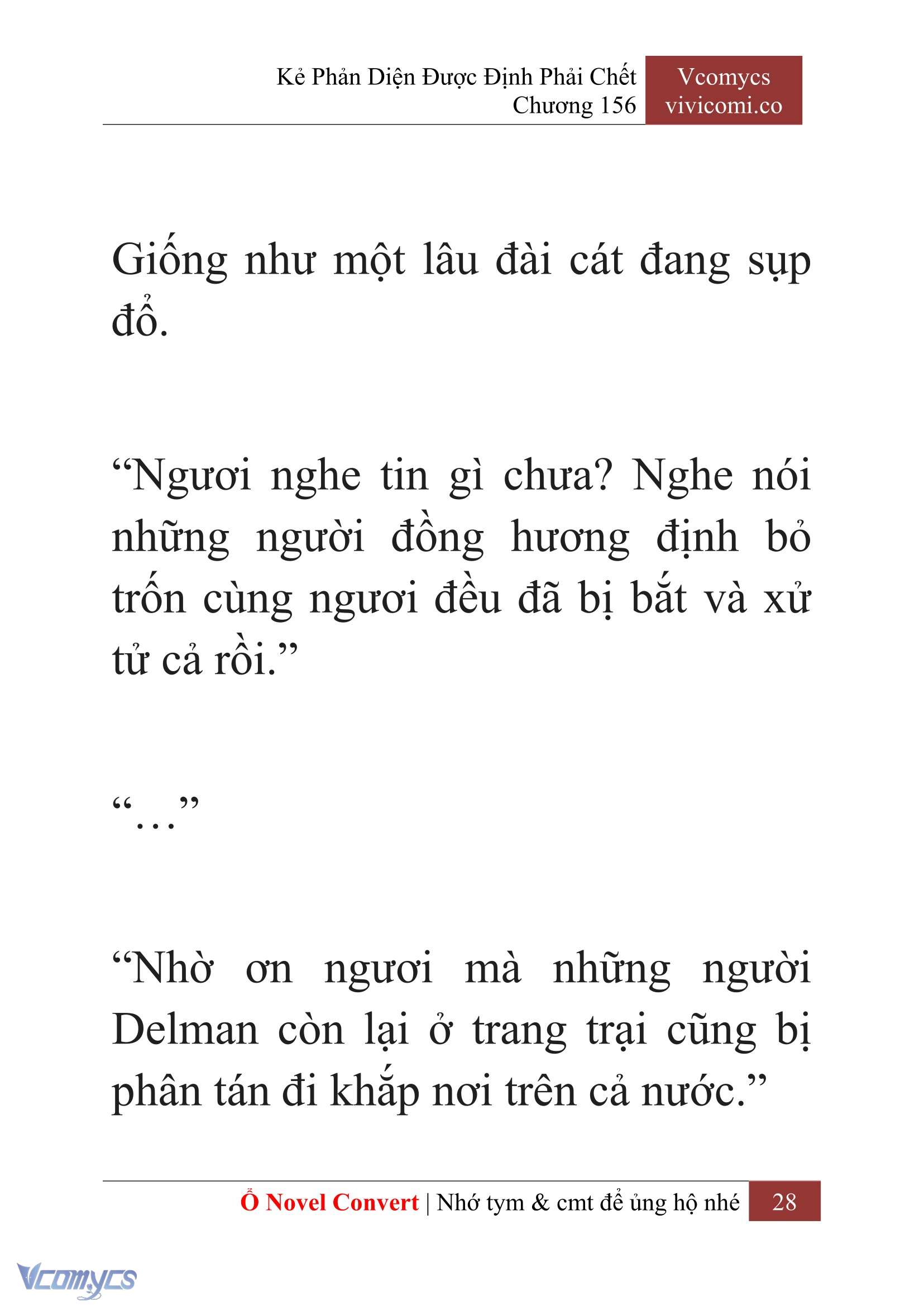 [Novel] Kẻ Phản Diện Được Định Phải Chết Chap 156 - Trang 2