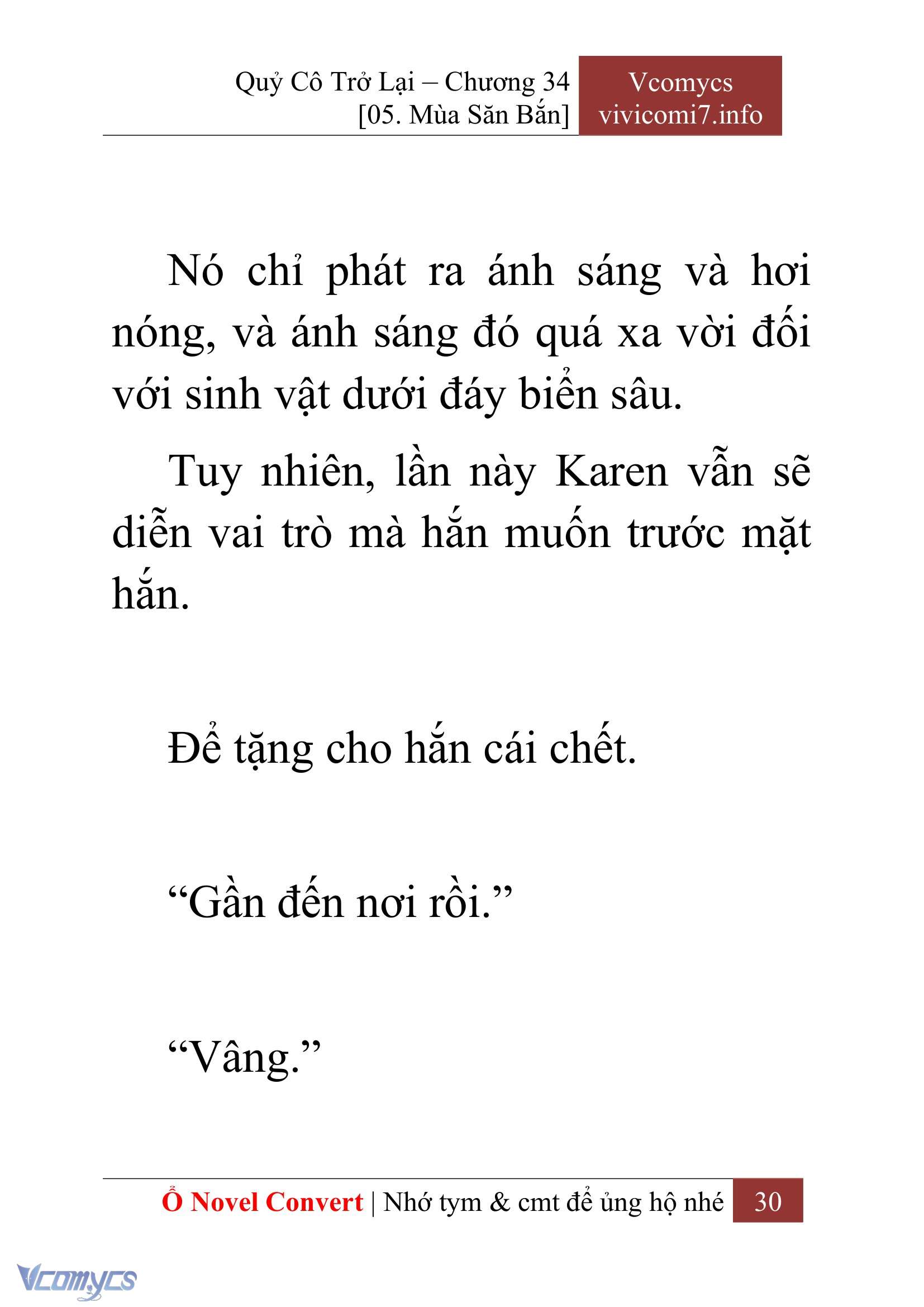 [Novel] Quý Cô Trở Lại Chap 34 - Trang 2