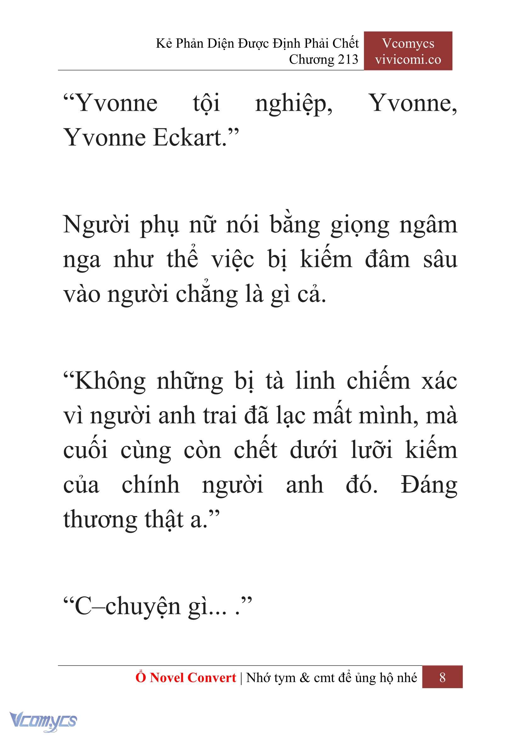 [Novel] Kẻ Phản Diện Được Định Phải Chết Chap 213 - Next Chap 214