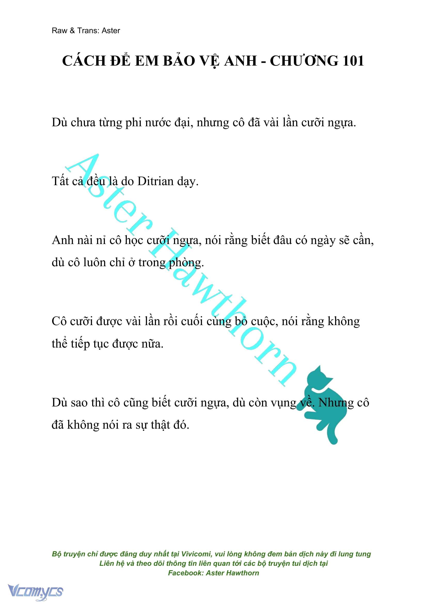 [NOVEL] Cách Để Em Bảo Vệ Anh Chap 101 - Trang 2