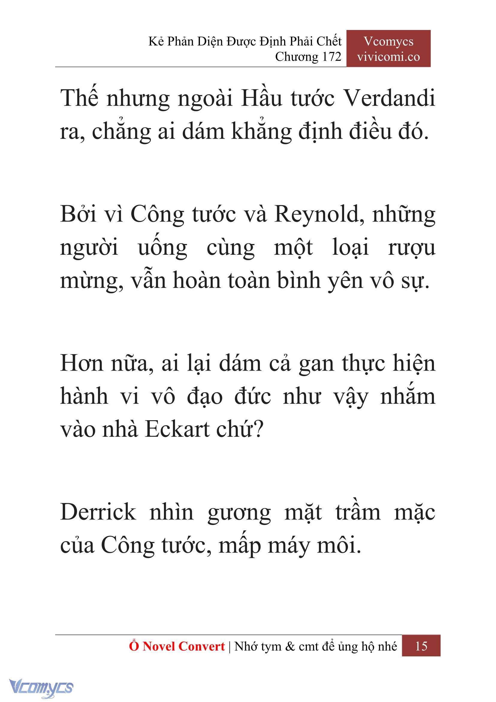 [Novel] Kẻ Phản Diện Được Định Phải Chết Chap 172 - Trang 2